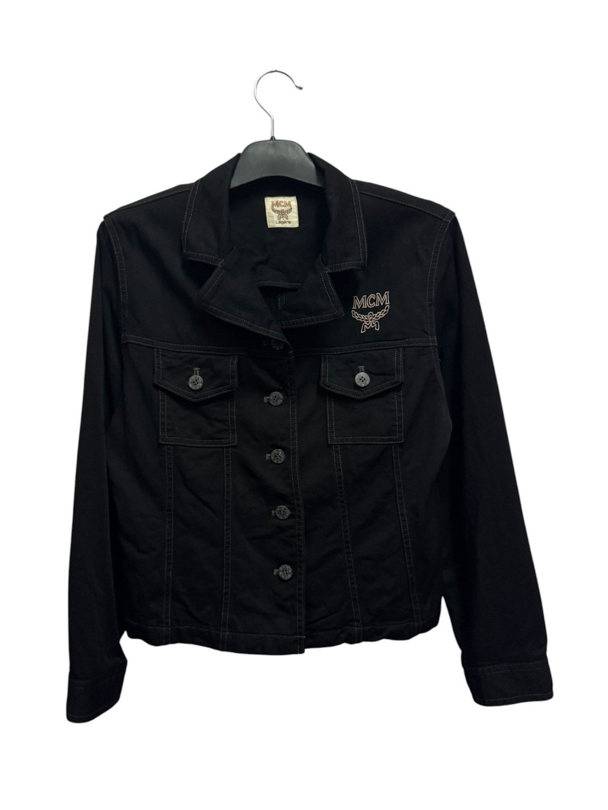 MCM Vintage 90’s MCM Denim Jacket Size US L / EU 52-54 / 3 - 1 Thumbnail