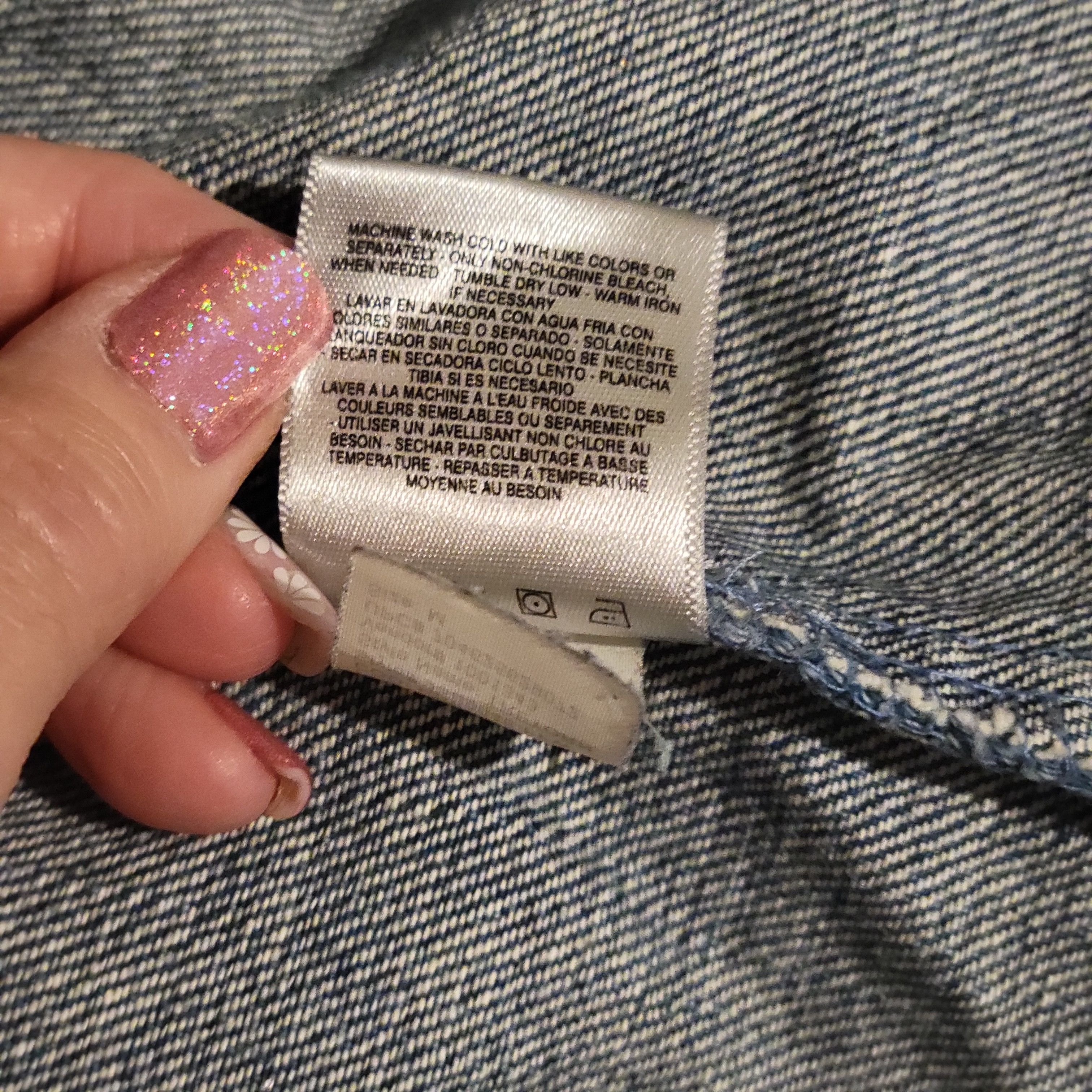 Jessica Simpson Jessica Simpson Distressed Faded Blue Denim Jean Jacket Size M / US 6-8 / IT 42-44 - 14 Thumbnail