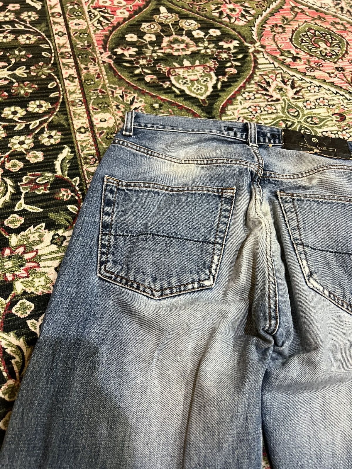 Designer × Stone Island Vintage Stone Island Faded Jeans Size US 29 - 7 Thumbnail