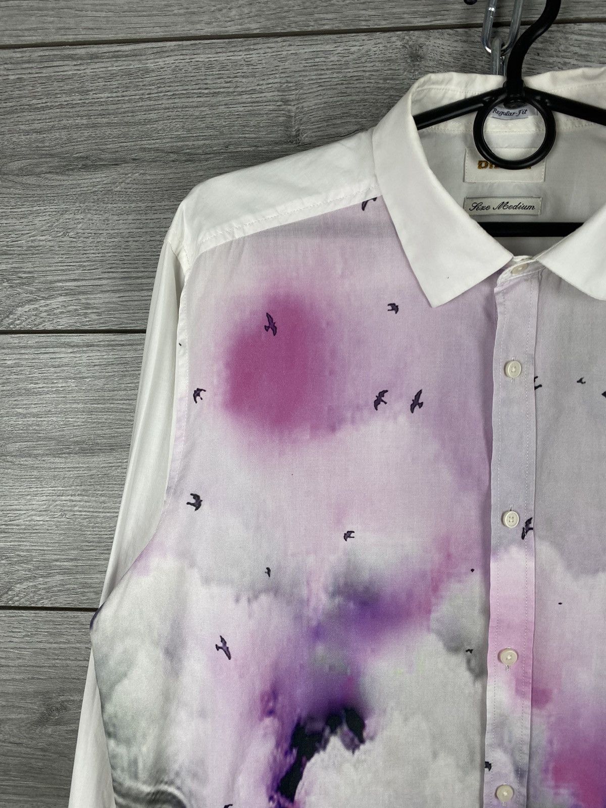 Diesel Mens Vintage Diesel Avant Garde Shirt Button Up Size US M / EU 48-50 / 2 - 3 Thumbnail