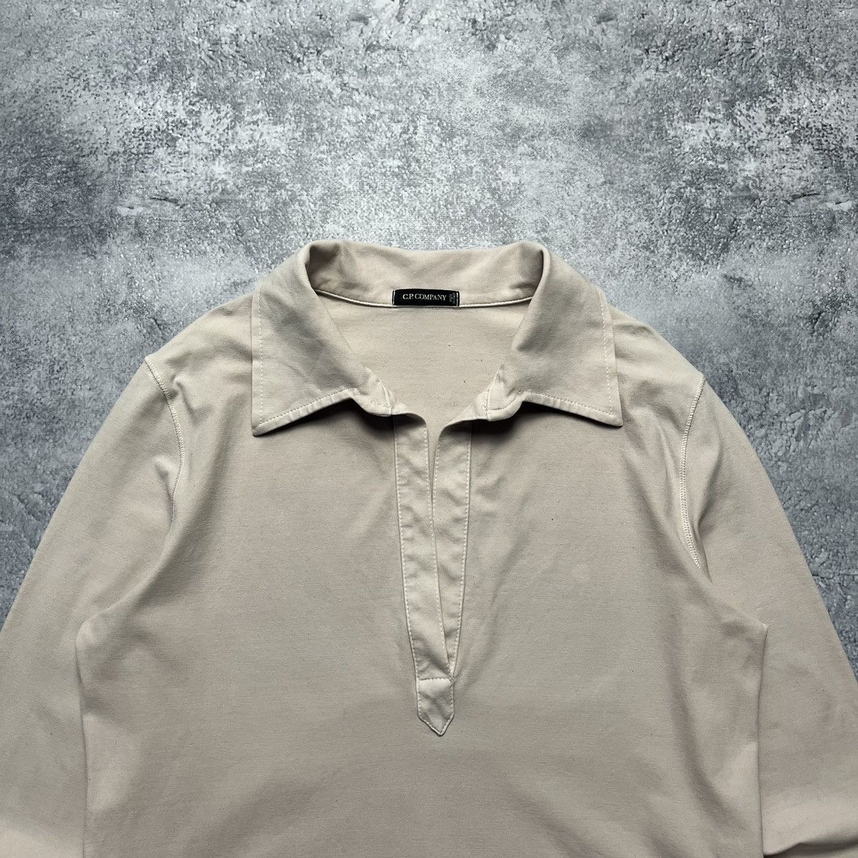 C.P. Company Vintage C.P. Company Collared V-Neck Longsleeve Blouse Size M / US 6-8 / IT 42-44 - 3 Thumbnail