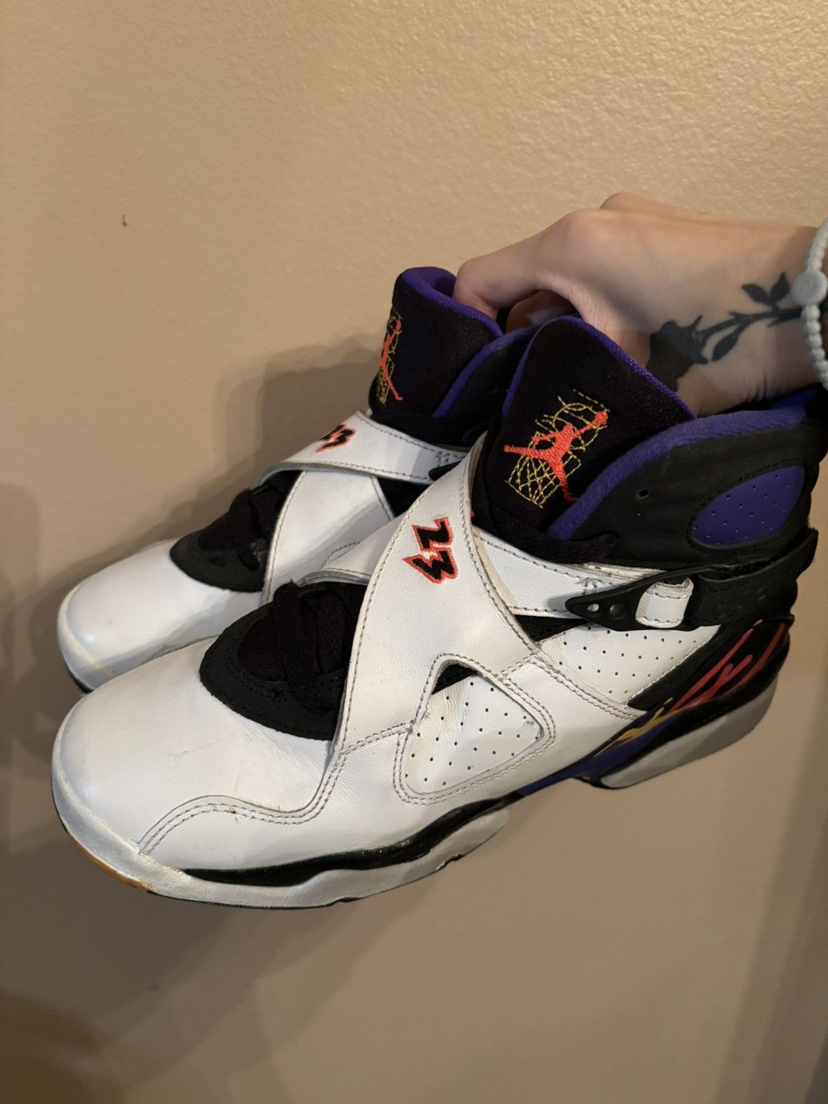 Jordan Brand Air Jordan 8 Retro BG 'Three-Peat' Size US 6 / IT 36 - 6 Thumbnail