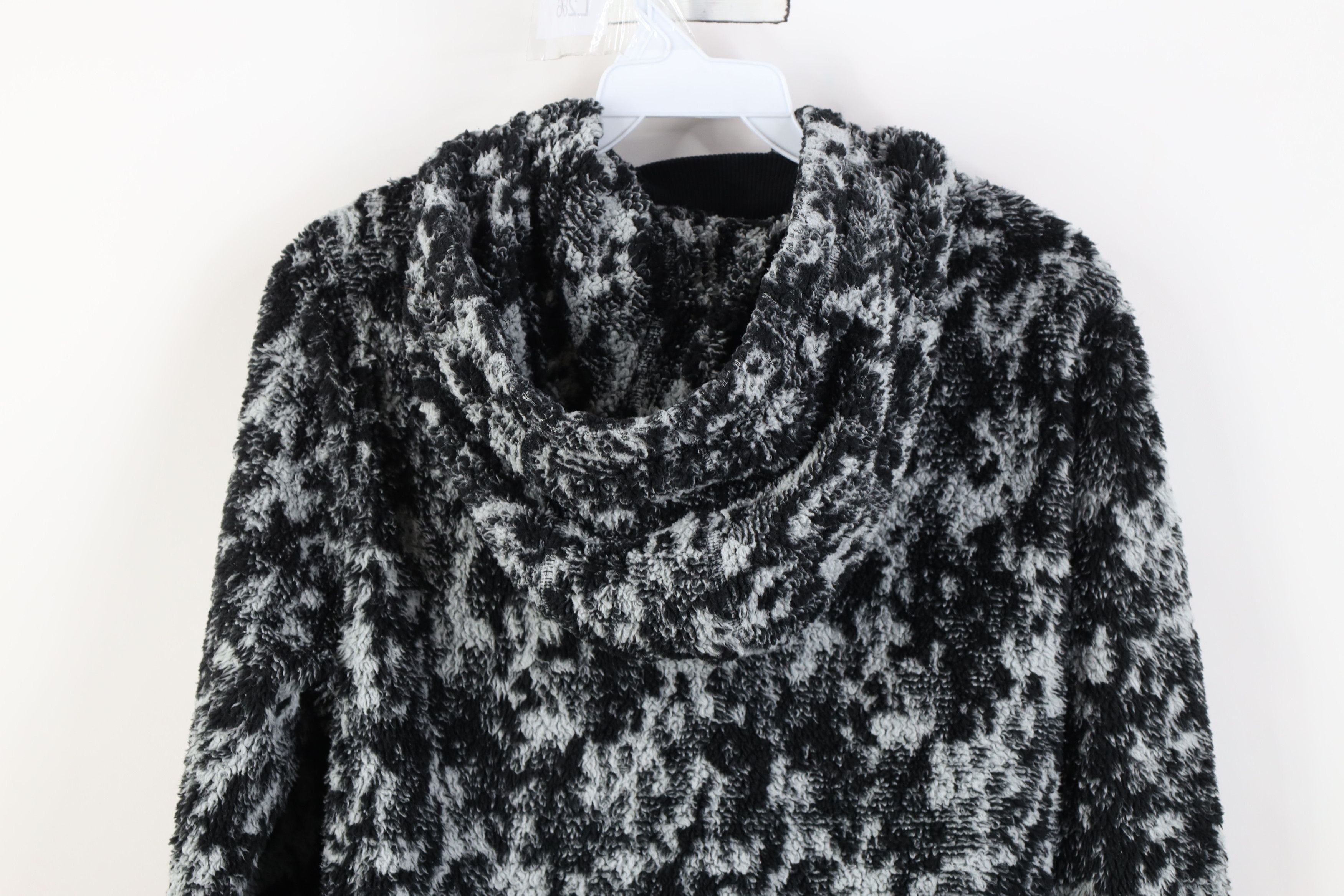 Athleta Athleta Sherpa Deep Pile Fleece Jacquard Hoodie Sweatshirt Size XS / US 0-2 / IT 36-38 - 11 Thumbnail