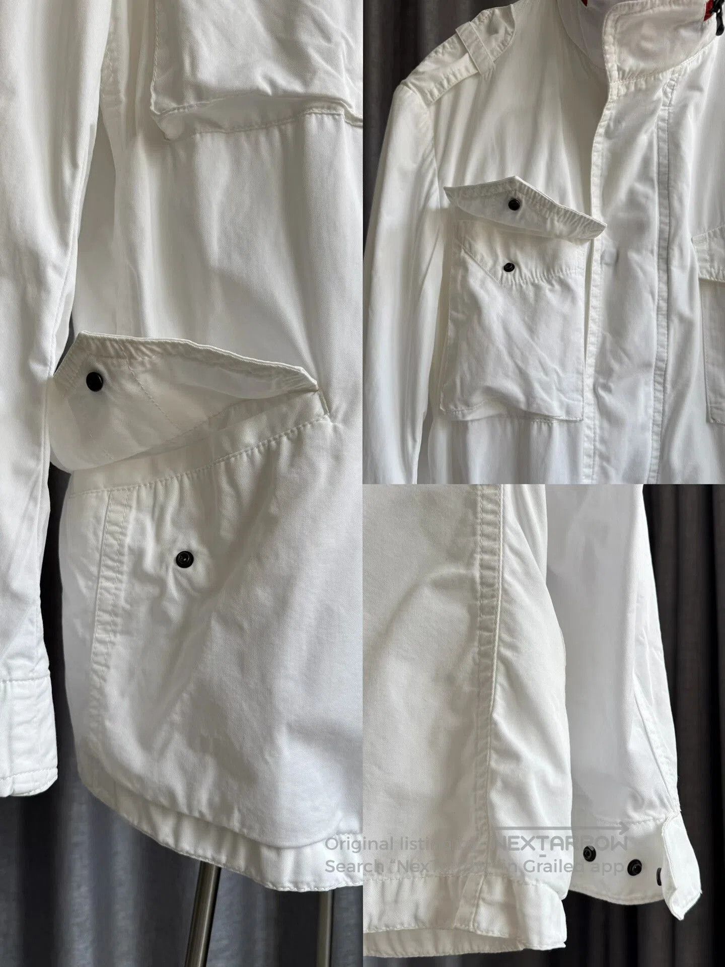 Y's for Men Yohji Yamamoto Y's White Utility Jacket. Size US M / EU 48-50 / 2 - 8 Thumbnail