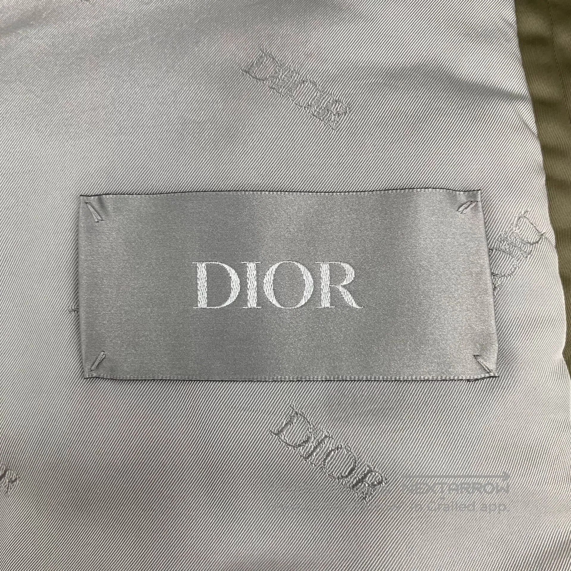Dior Dior Brown Logo Embroidered Hooded Jacket. Size US M / EU 48-50 / 2 - 7 Thumbnail
