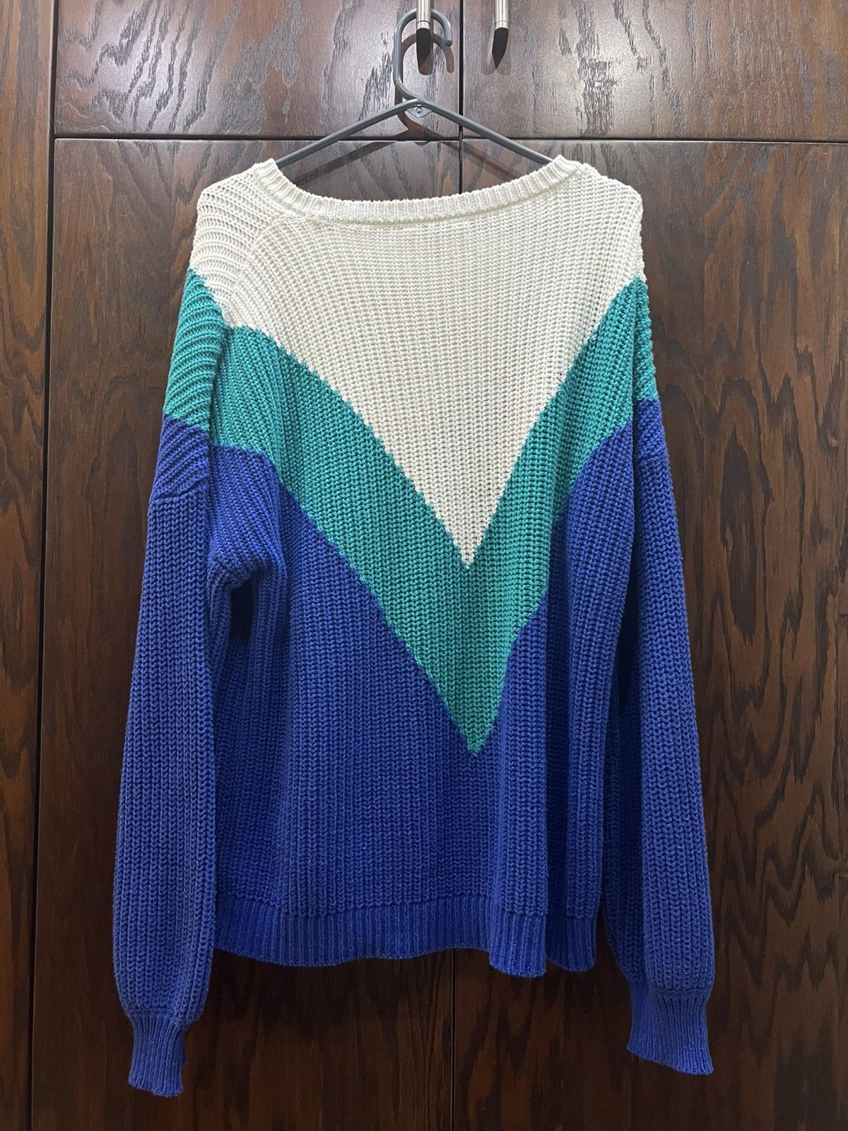Vintage Vintage Sweater 80’ Style Size US XL / EU 56 / 4 - 2 Thumbnail