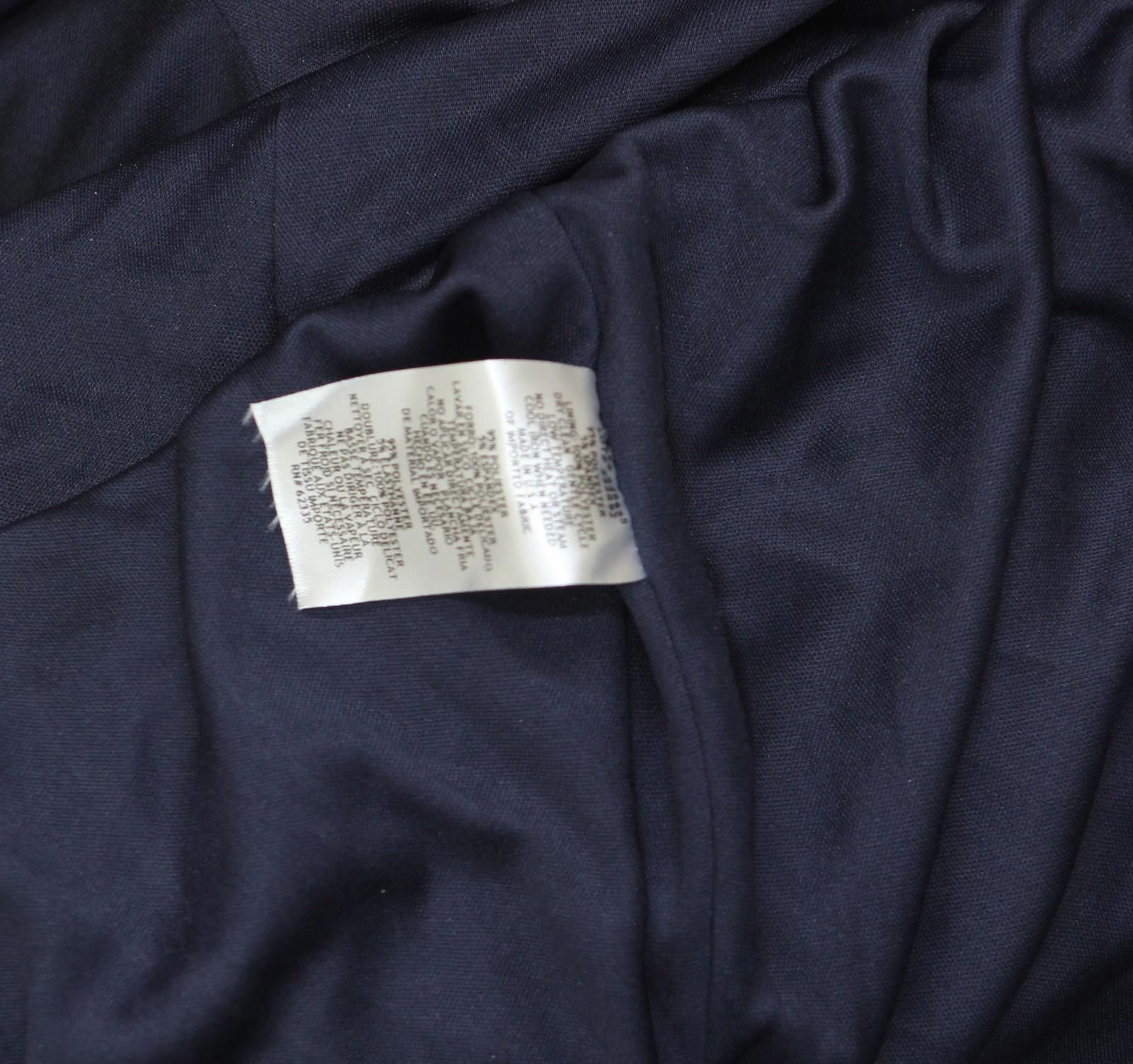 Other Betsy & Adam Sleeve Jersey Knit V-neck Dress Navy Blue 6 Size M / US 6-8 / IT 42-44 - 6 Thumbnail