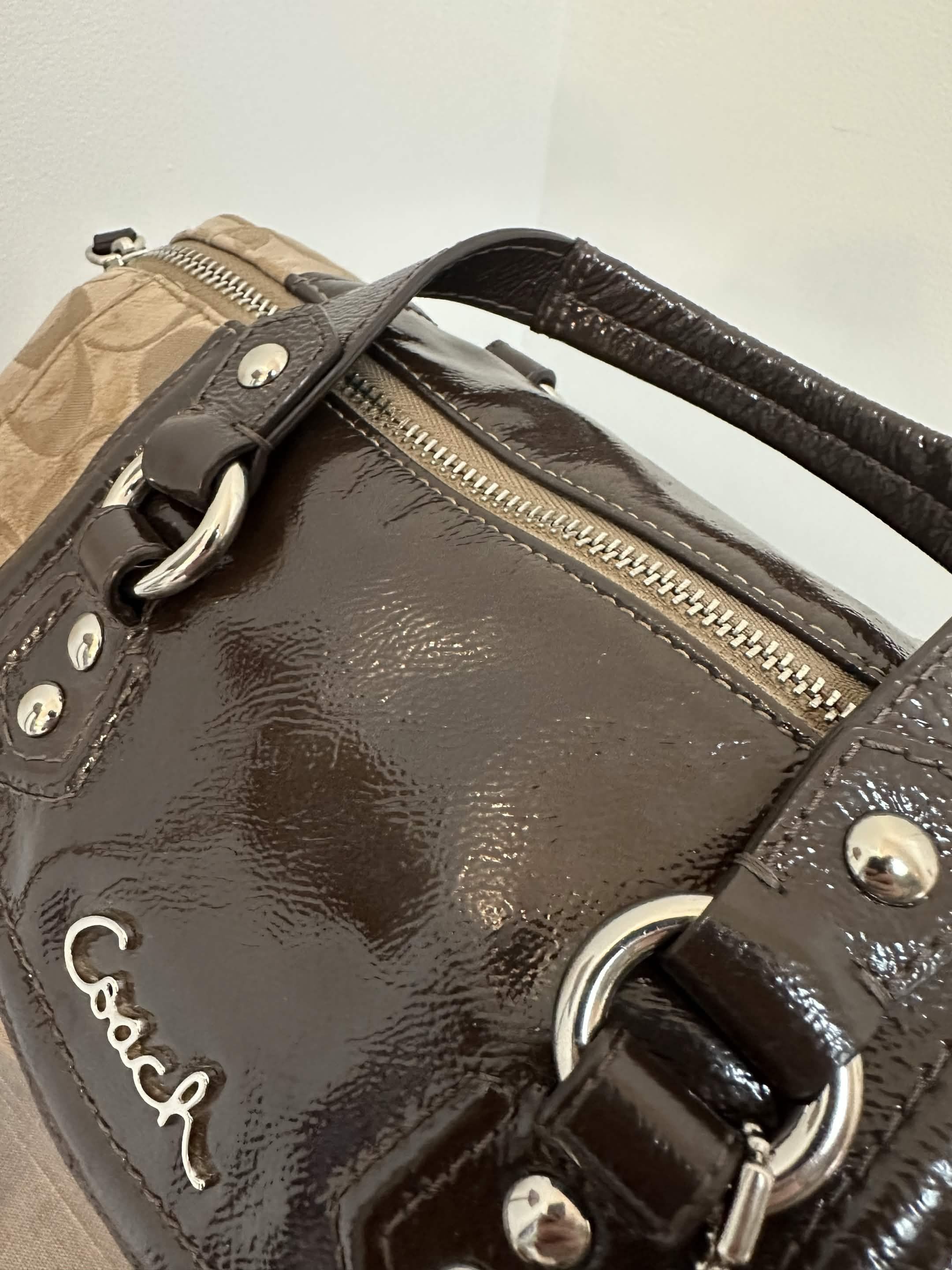 Coach Coach Ashley Signature Sateen Satchel Size ONE SIZE - 5 Thumbnail