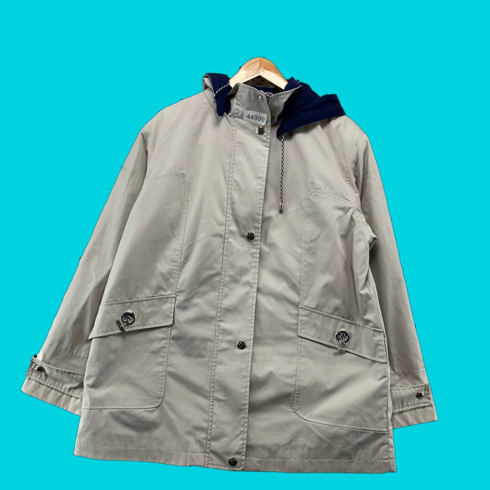 Mackintosh Mackintosh Rain Jacket Womens Large Beige Hooded Lightweight Jacket - Womens, Mackintosh, Rain Coat, Hooded, Lightweight, Beige, Size L Size L / US 10 / IT 46 - 1 Thumbnail