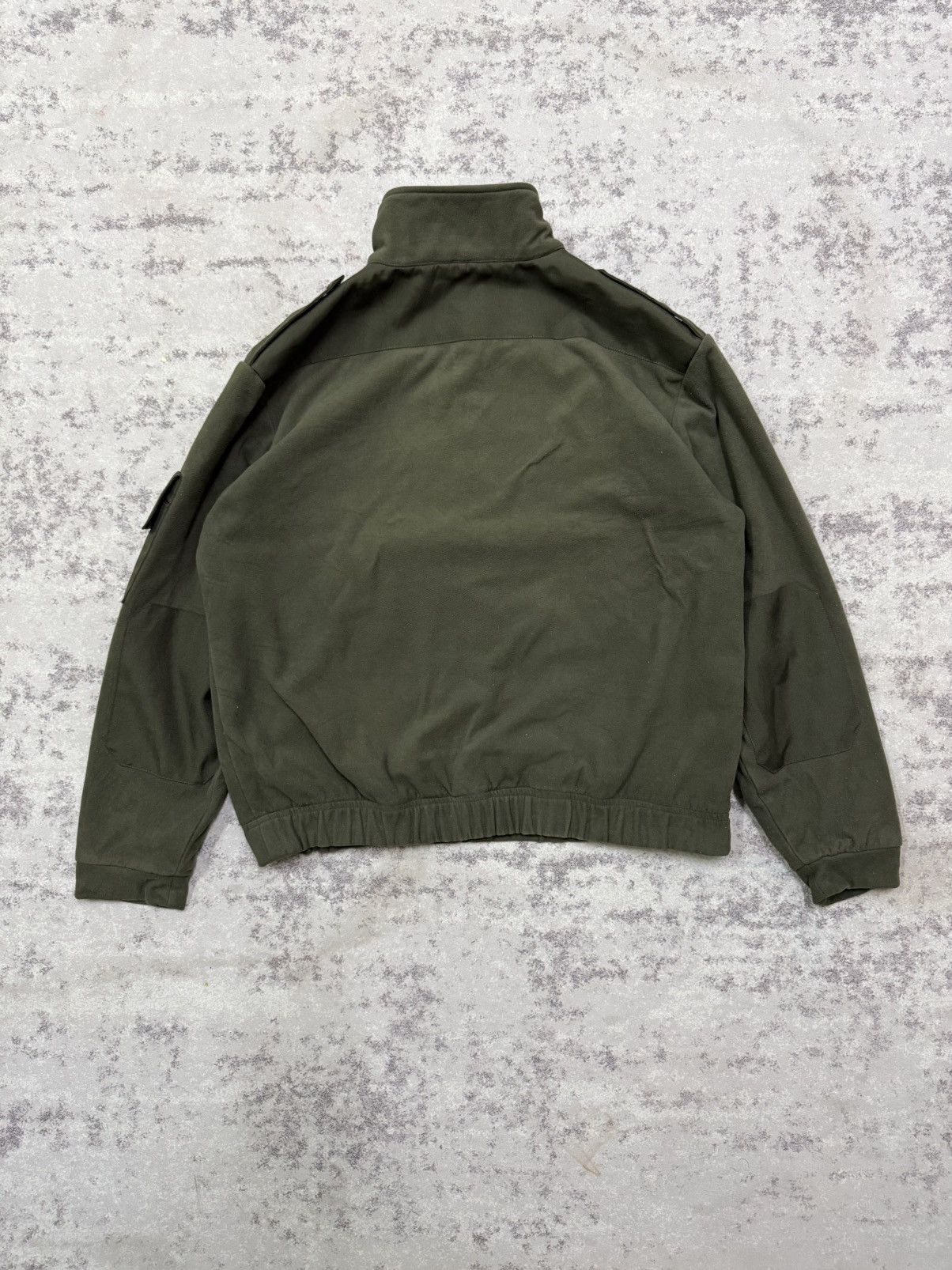 Japanese Brand DMB Product Olive Green Inspired Military Fleece Jacket Size US XL / EU 56 / 4 - 11 Thumbnail