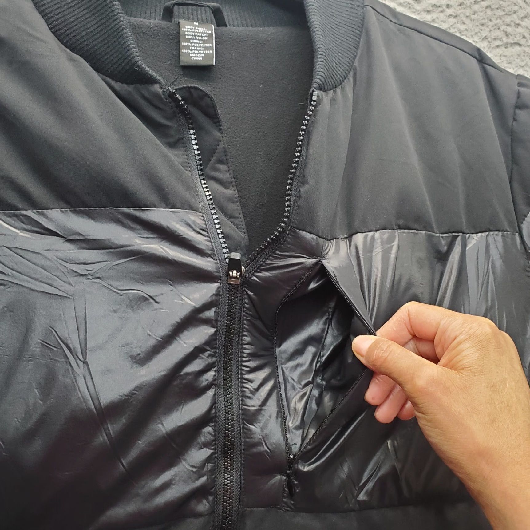 Vintage MSX Puffer Jacket Men M Black Water Resistant Zip Pocket Long Sleeve Zipper Size US M / EU 48-50 / 2 - 5 Thumbnail