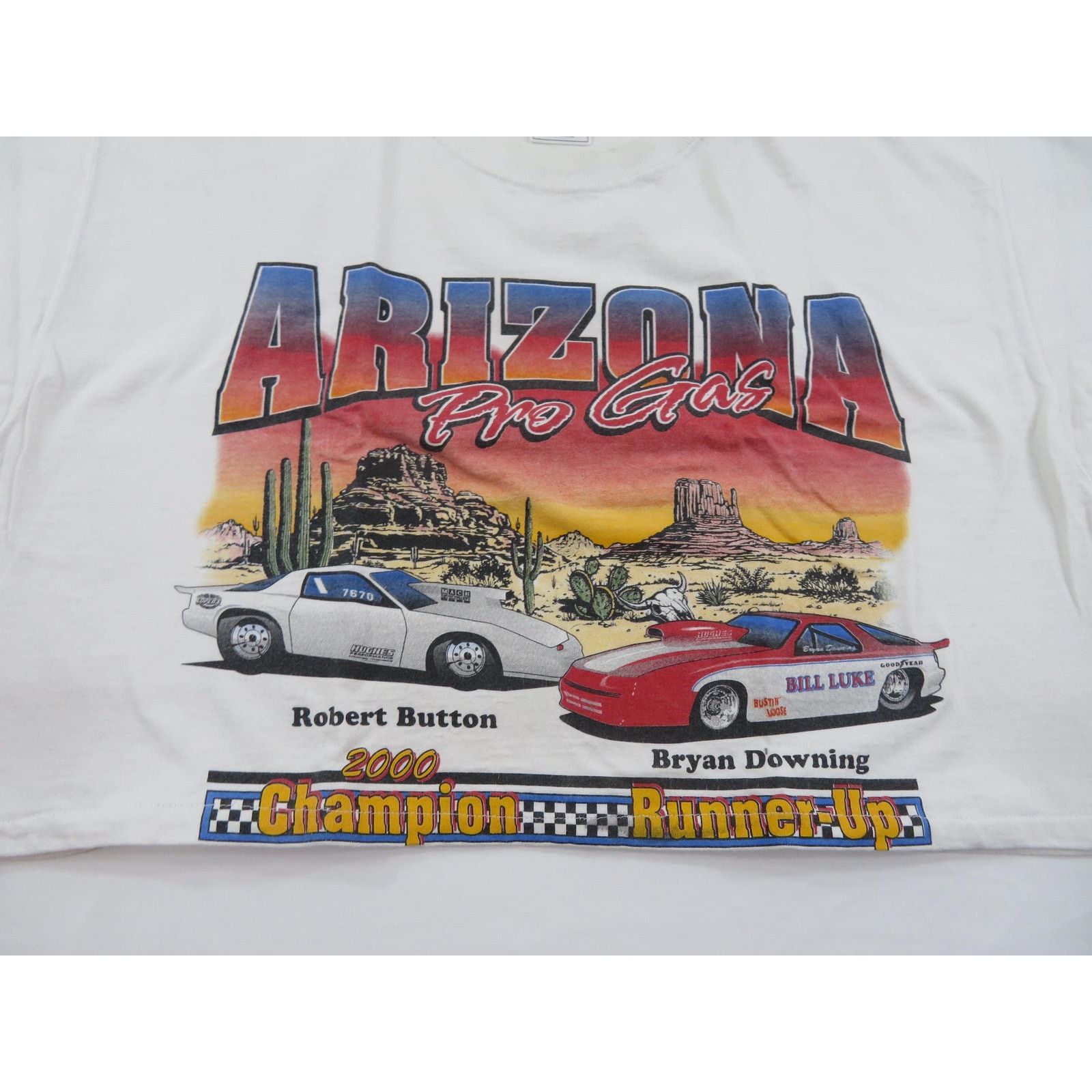 Fruit Of The Loom Arizona Pro Gas Cropped 2001 T-Shirt XL Nascar Style Size US XL / EU 56 / 4 - 2 Thumbnail