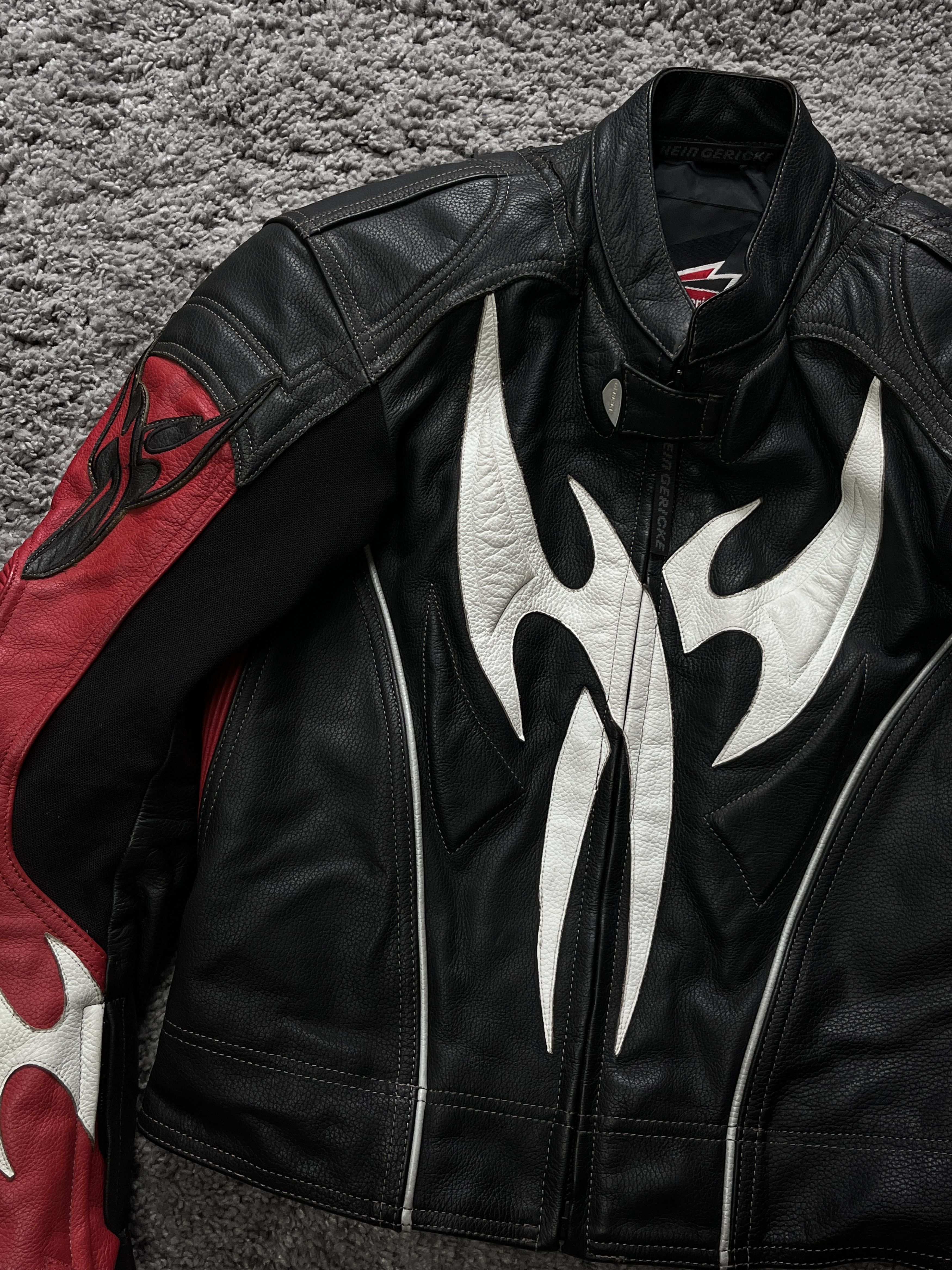 Vintage Hein Gericke High Quality Leather Jacket Racing Y2K Size US M / EU 48-50 / 2 - 2 Thumbnail