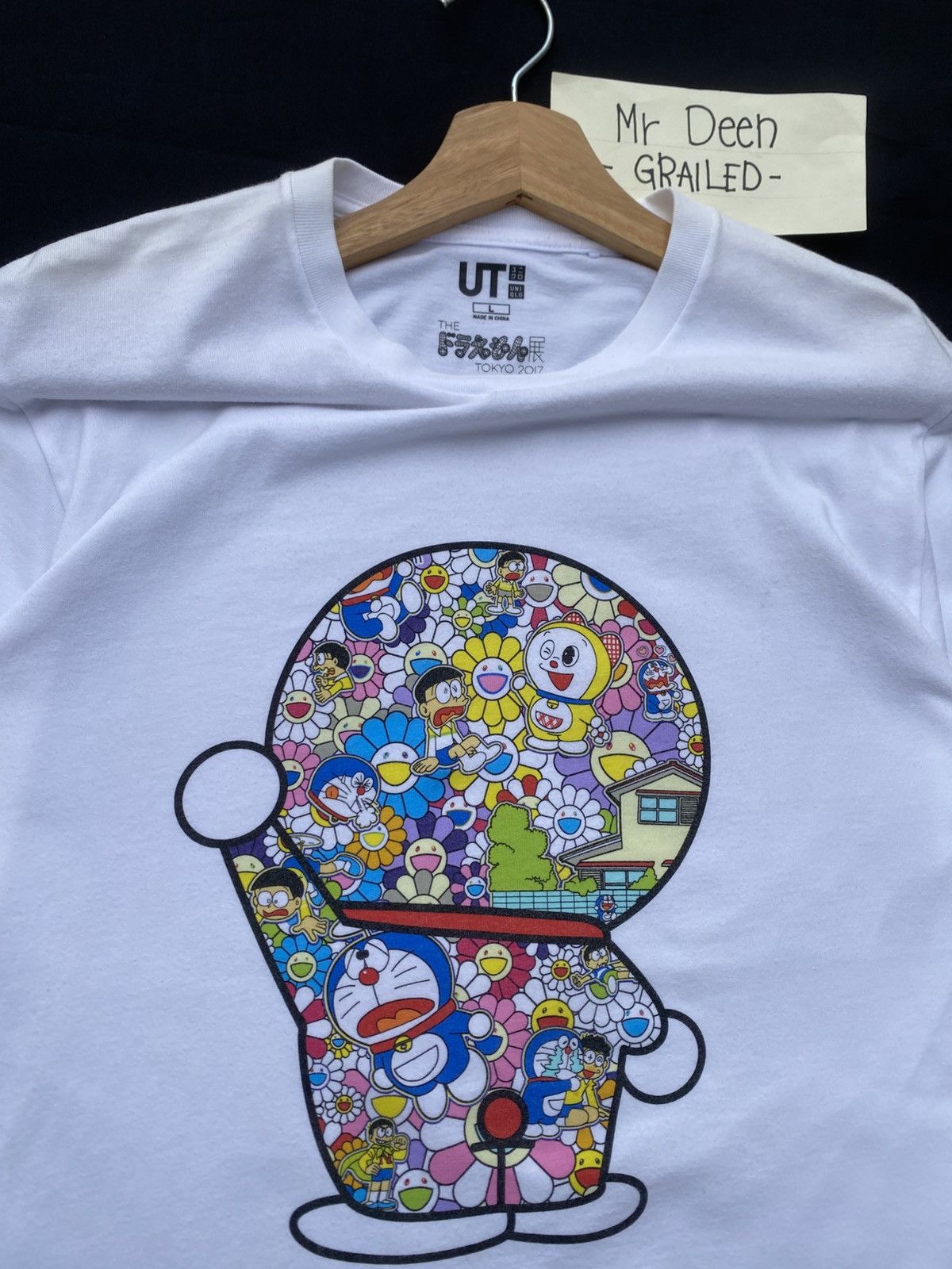 Takashi Murakami × Uniqlo Rare Uniqlo x Takashi Murakami Doraemon White Tshirt Size US L / EU 52-54 / 3 - 13 Thumbnail