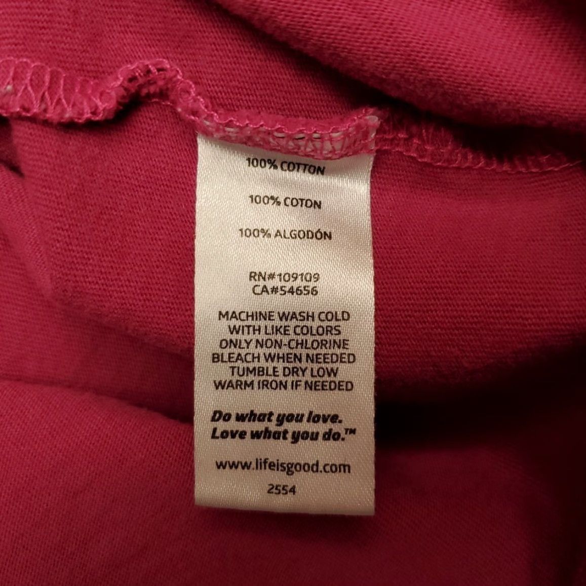 Life is Good Life is good Shirt Womens L Pink Classic Fit Nature Outdoor Best in Snow Dog TEE Size L / US 10 / IT 46 - 7 Thumbnail