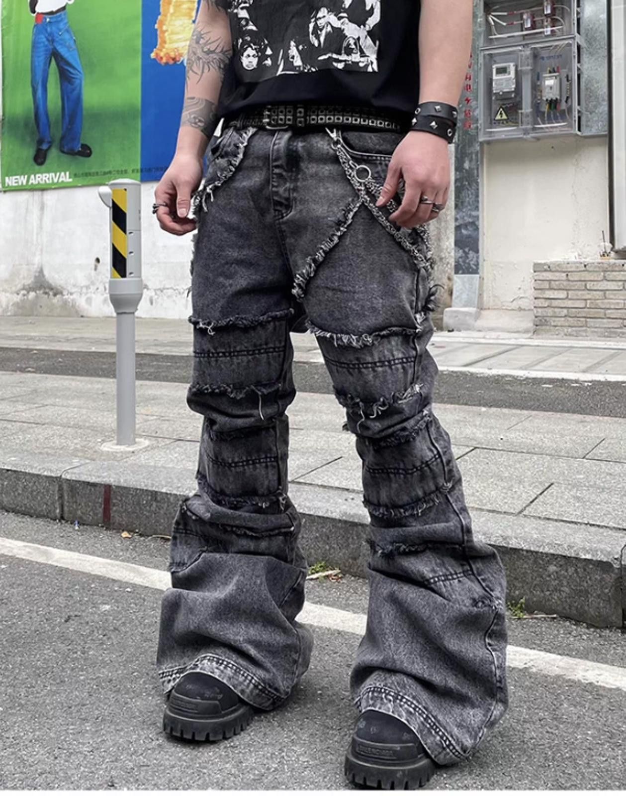 Helmut Lang SS04 SAMPLE Bondage Mummy Denim