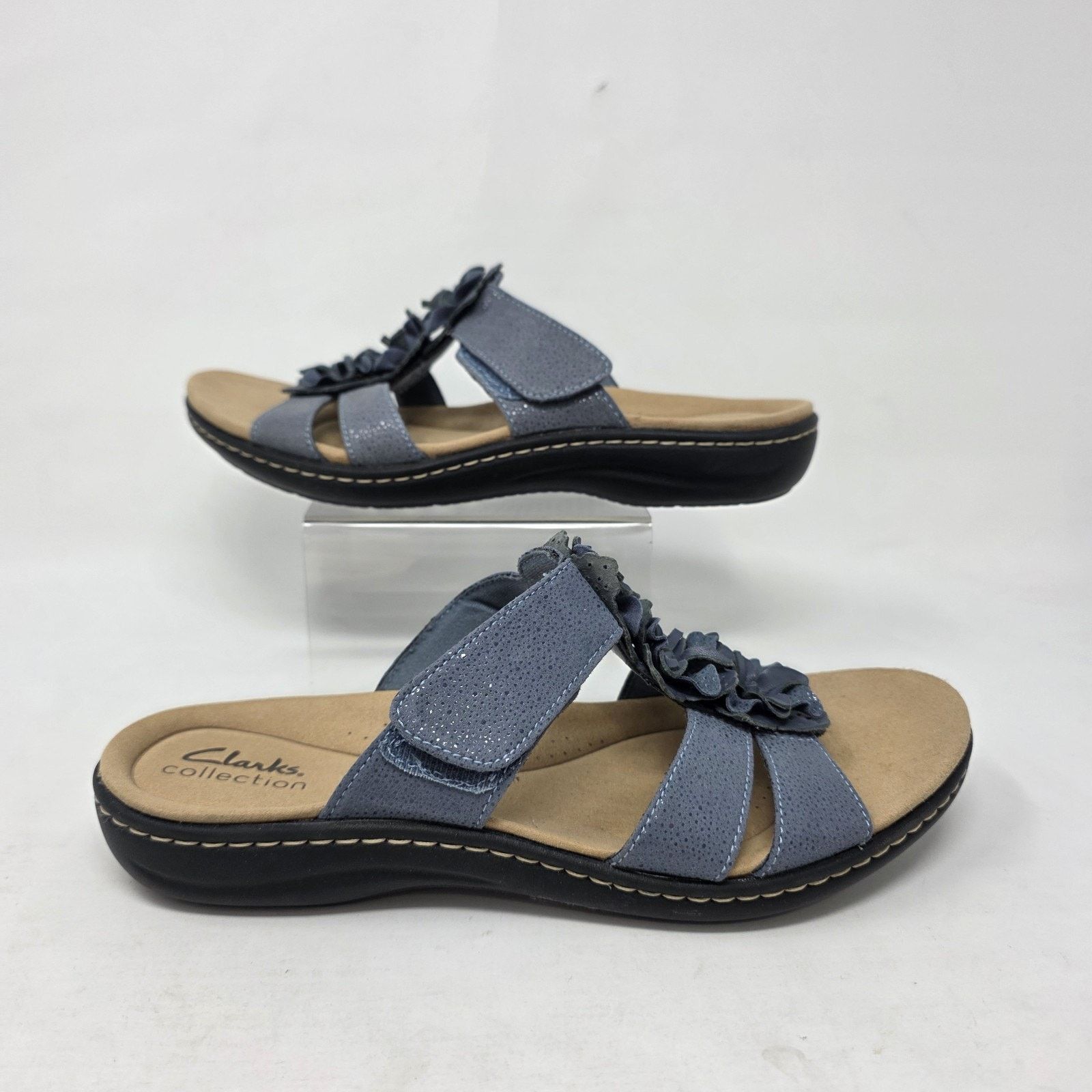 Clarks Clarks Women's 7 US Laurieann Judi Flat Sandal Leather Shoes Size US 7 / IT 37 - 11 Thumbnail