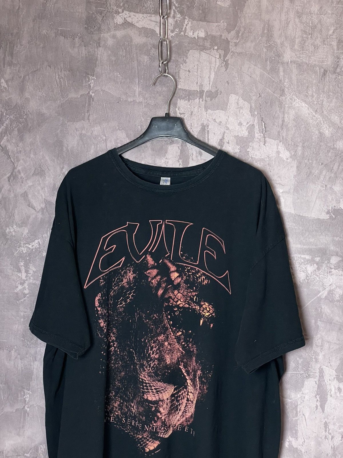 Band Tees × Vintage Evile vintage band tour t shirt dark metal AOP Size US XXL / EU 58 / 5 - 2 Thumbnail
