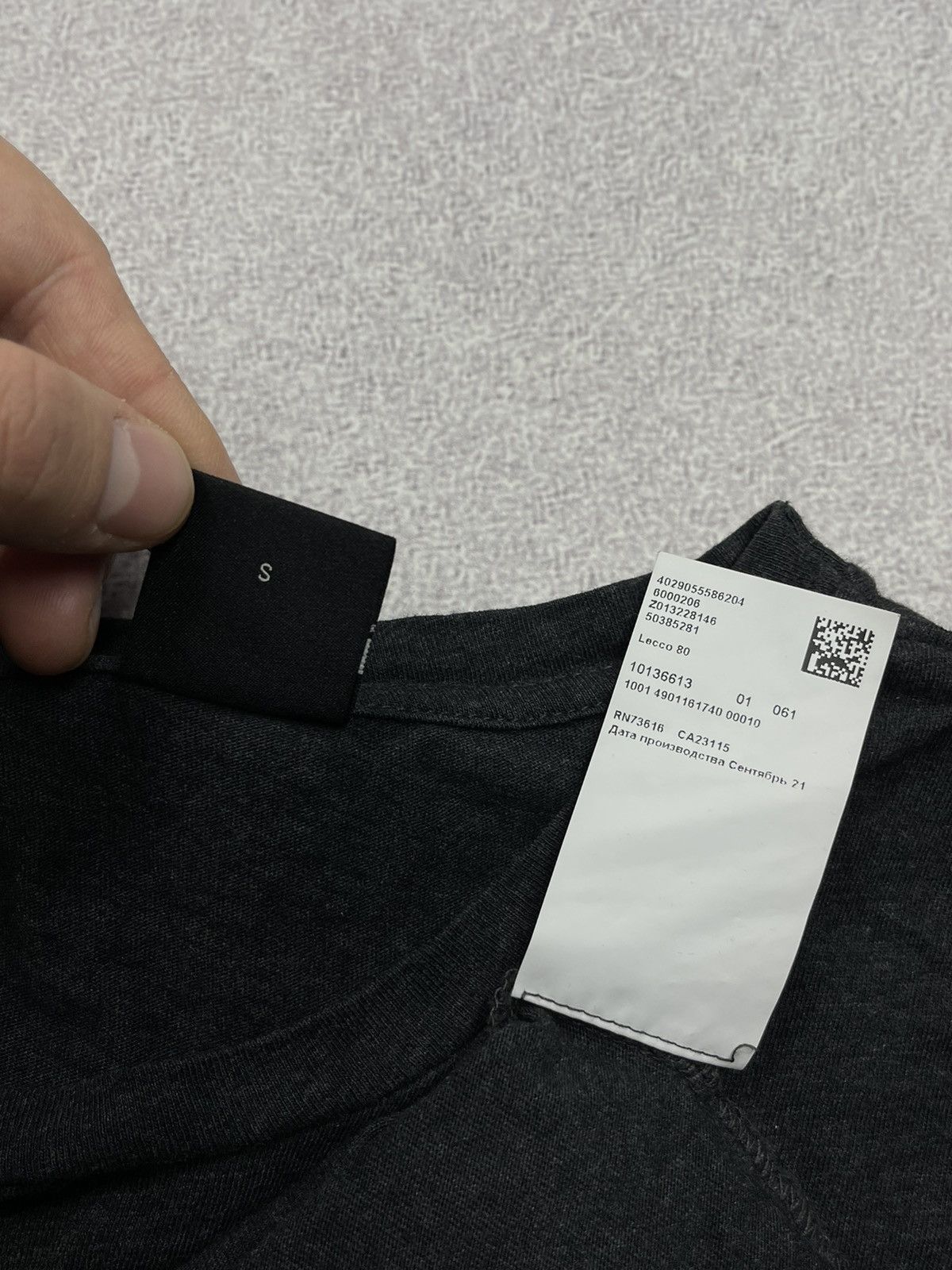 Hugo × Hugo Boss Mens Hugo Boss Grey T Shirt Basic Size S Size US S / EU 44-46 / 1 - 7 Thumbnail