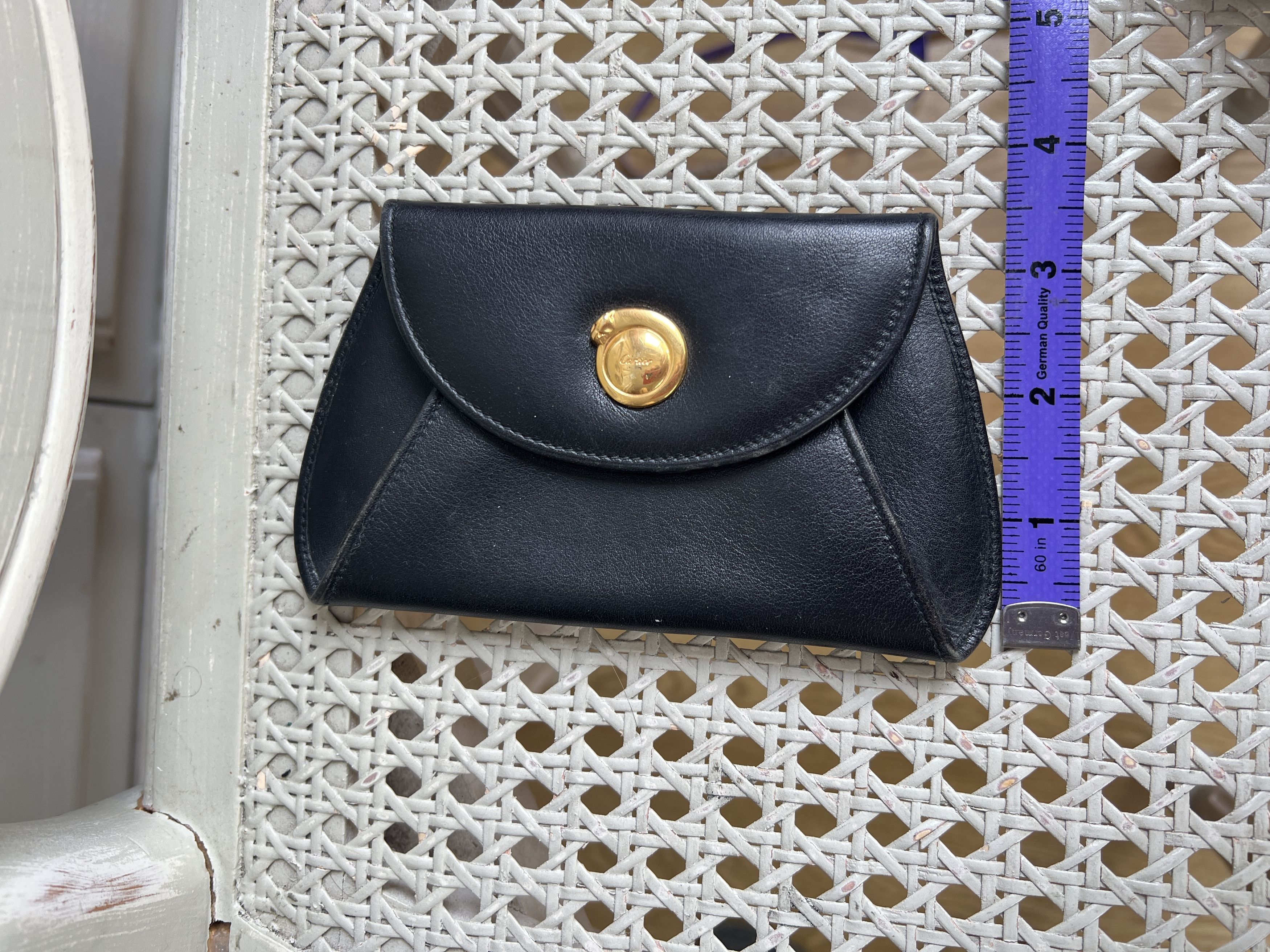 Cartier × Vintage VINTAGE CARTIER BLACK LEATHER WALLET COINBOX Size ONE SIZE - 7 Thumbnail