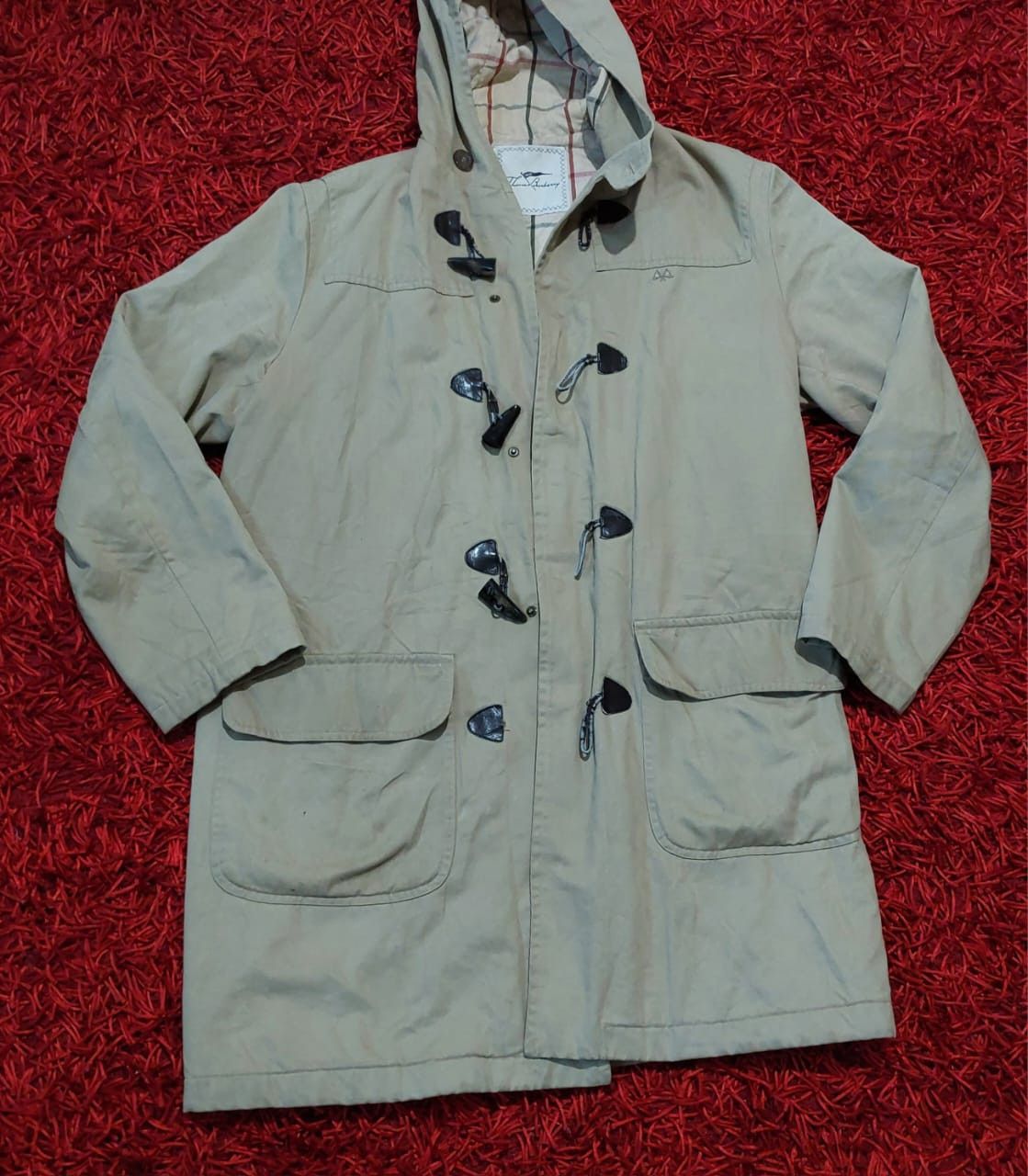 image of Thomas Burberry Overcoat Size Mens Size Xl