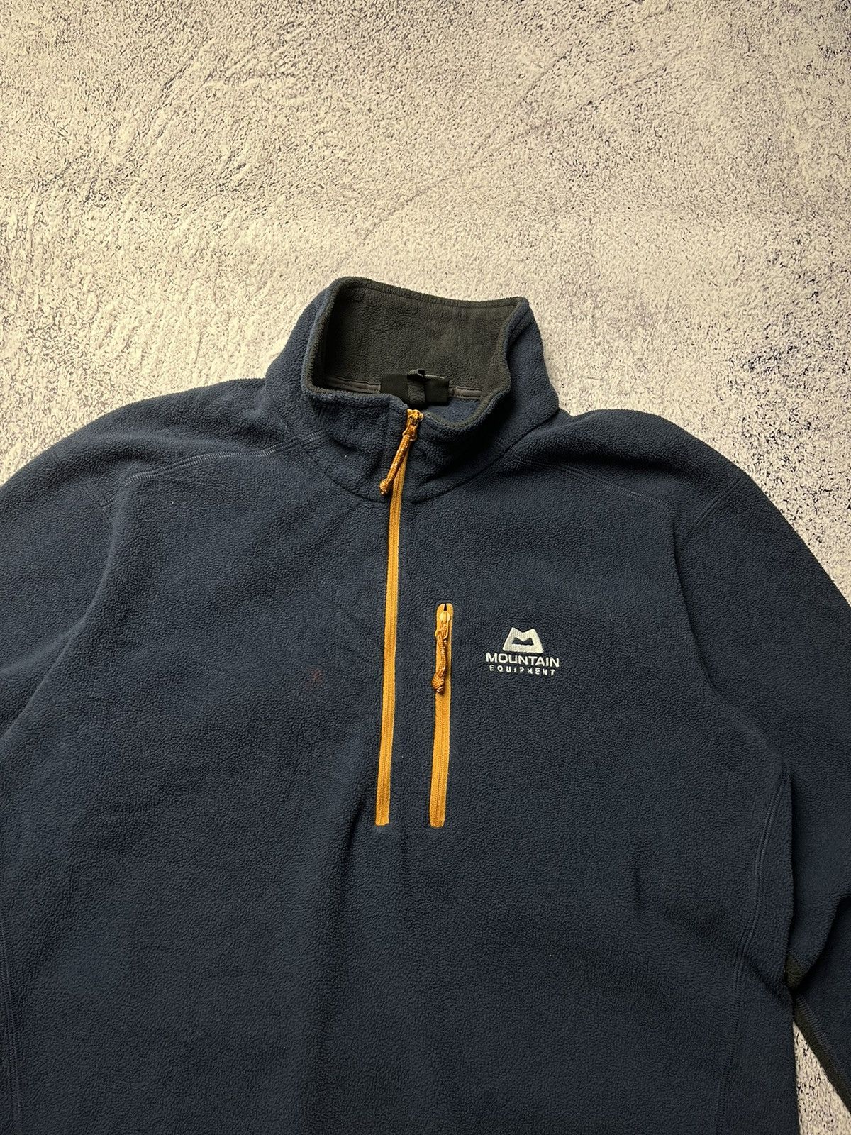 Mountain Equipment Company Men's blue Mountain Equipment 1/3 zip fleece jacket Size US M / EU 48-50 / 2 - 6 Thumbnail
