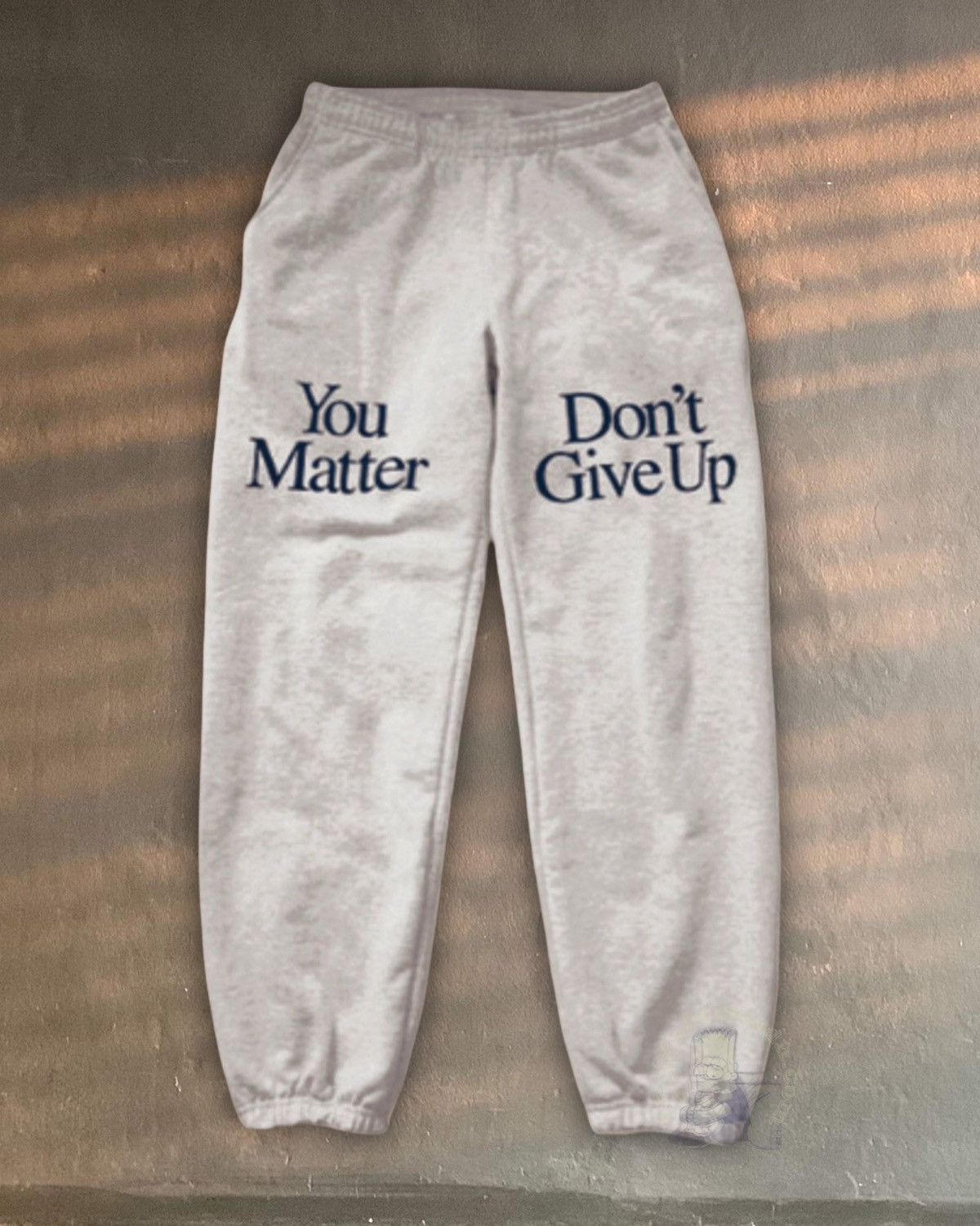 Death Grips × Praying Praying Don't Give Up Sweats you matter narcotics anonymous Size US 40 / EU 56 - 1 Thumbnail