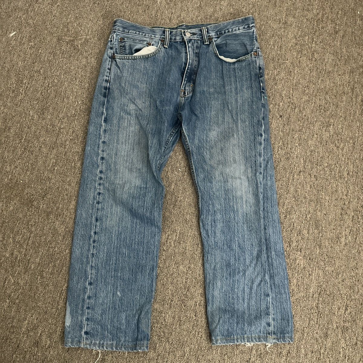 Levi's Vintage Clothing 505 vintage levi’s distressed jeans 34” Size US 34 / EU 50 - 1 Thumbnail