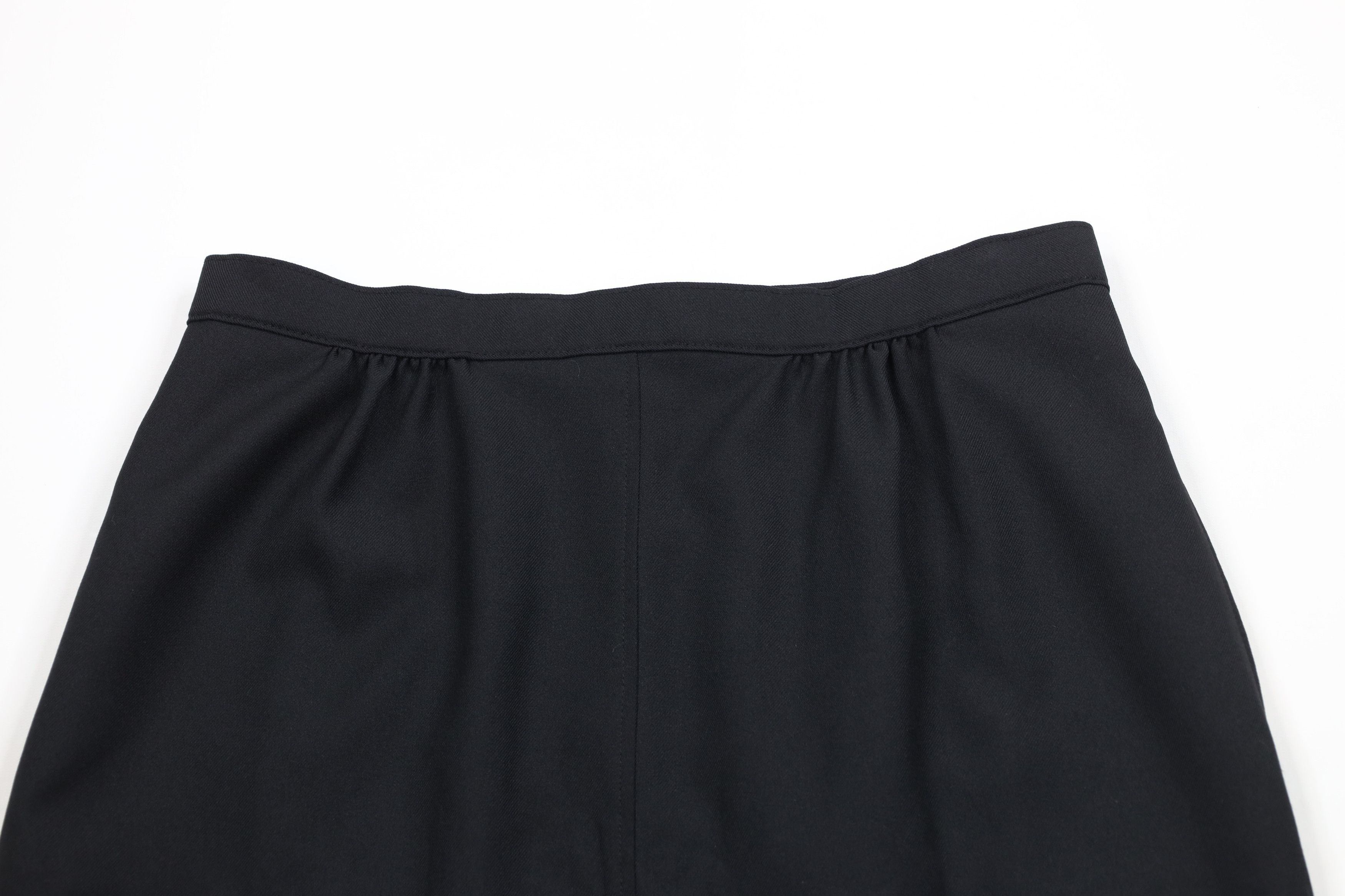 Vintage Vintage 90s Streetwear Blank Knit Full Length Skirt Size 36" / US 14 / IT 50 - 2 Thumbnail