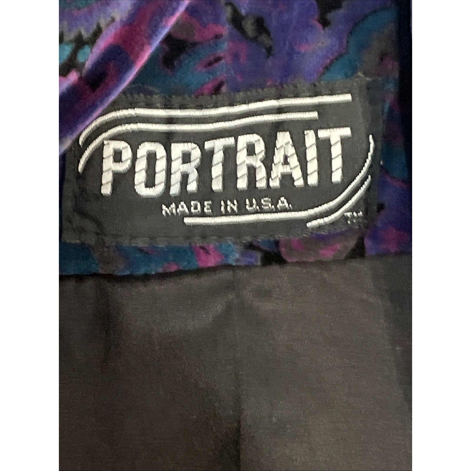 Other Portrait JL DeBall Velvet Opera Coat Purple Paisley Vintage Size XS / US 0-2 / IT 36-38 - 3 Thumbnail