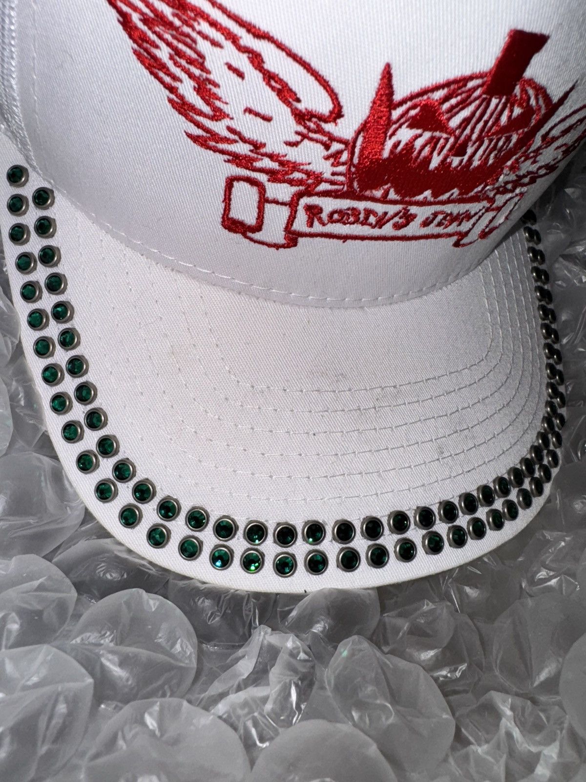 Asspizza × Robins Jeans Asspizza x Robins Jeans Trucker Hat White 2022 Size ONE SIZE - 4 Thumbnail