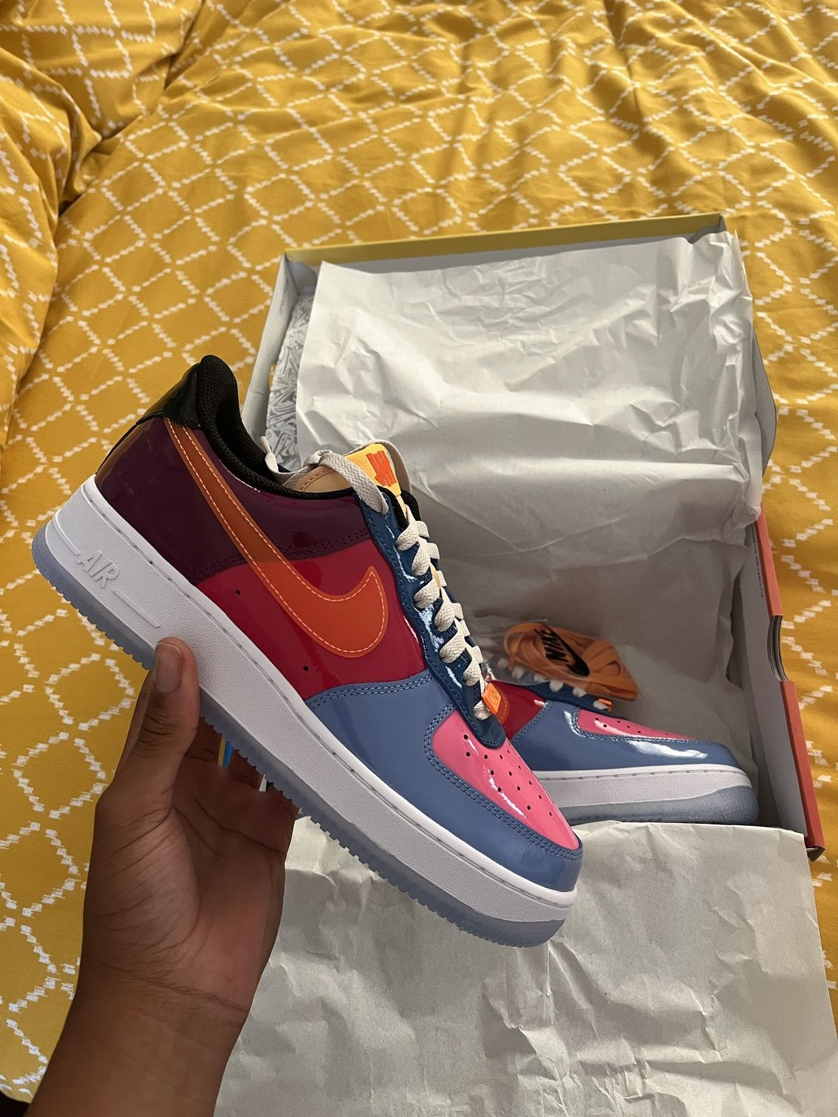 UNDEFEATED X NIKE AIR FORCE 1 LOW SP - POLAR/ ORANGE/ MULTI – Undefeated