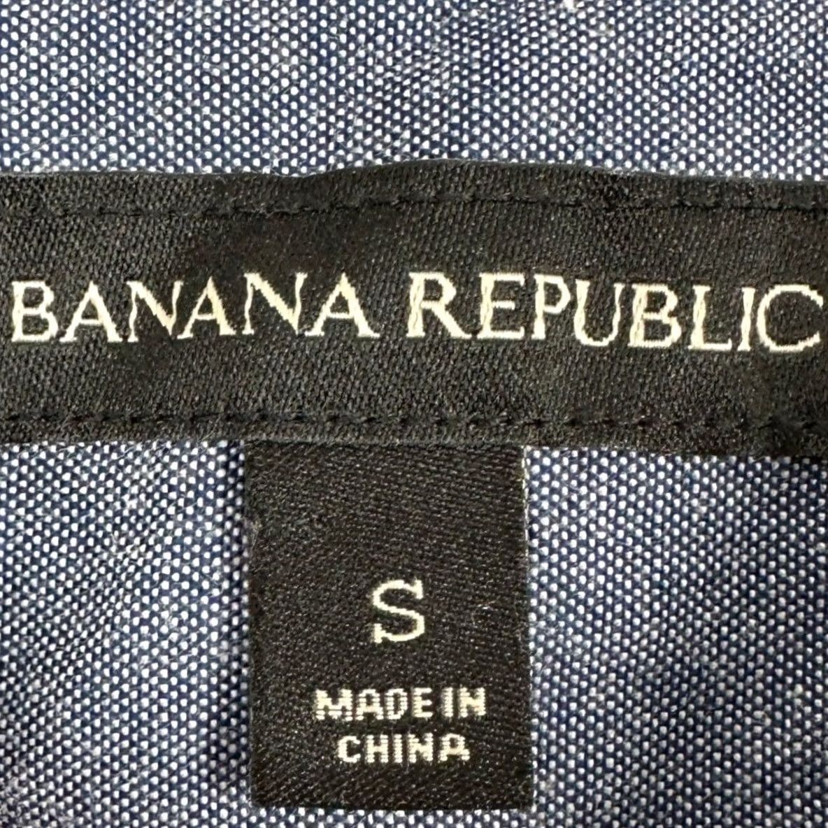 Banana Republic Banana Republic Shirt Button-Up Men Small Blue Plaid Cotton Long Sleeve EUC Size US S / EU 44-46 / 1 - 4 Thumbnail