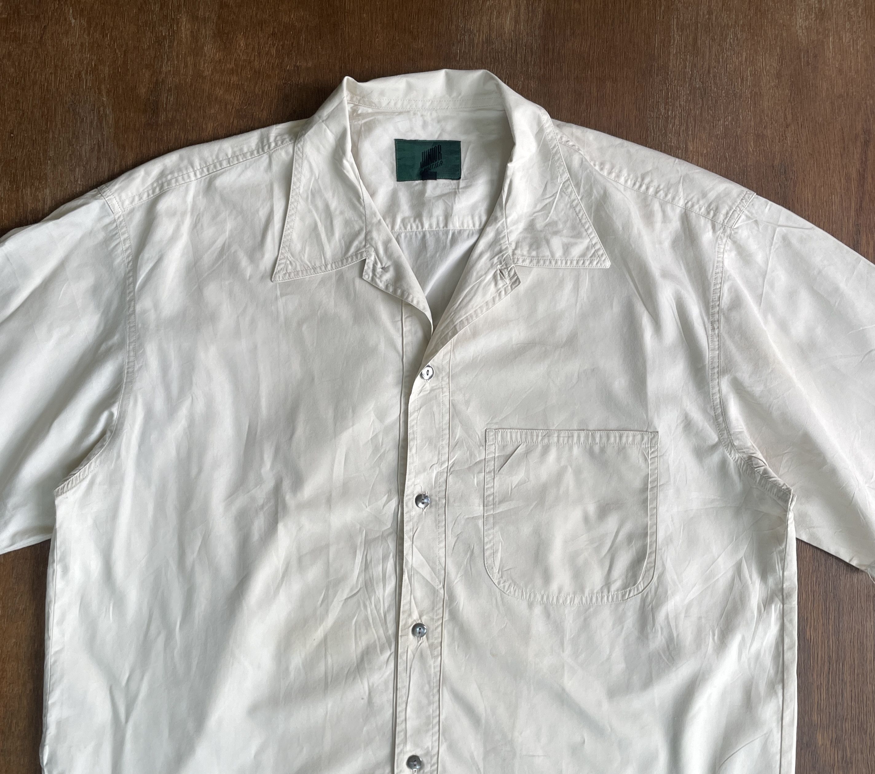 Jean Paul Gaultier Jean Paul Gaultier Short Sleeves Camp Collar Shirt Size US M / EU 48-50 / 2 - 2 Thumbnail