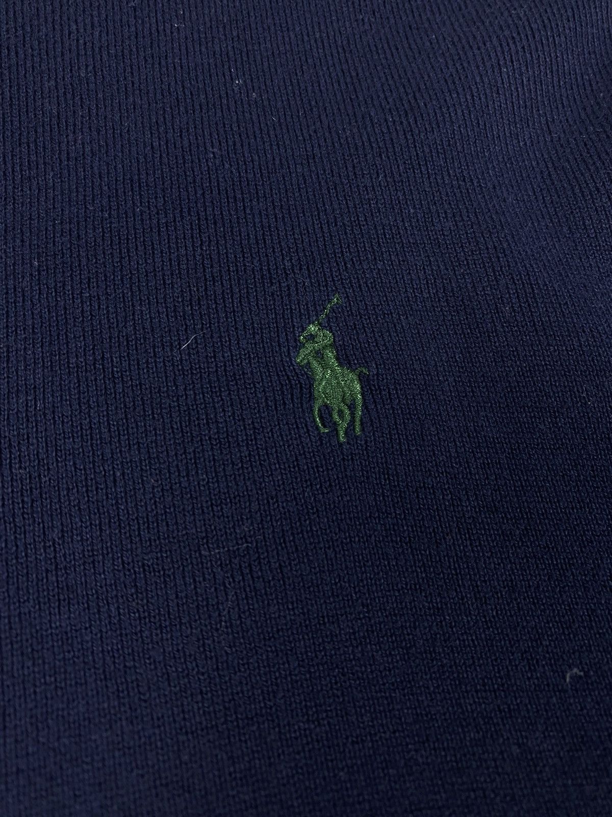 Polo Ralph Lauren × Vintage 1990’s Vintage Polo Ralph Lauren Navy Sweater Size US XL / EU 56 / 4 - 4 Thumbnail