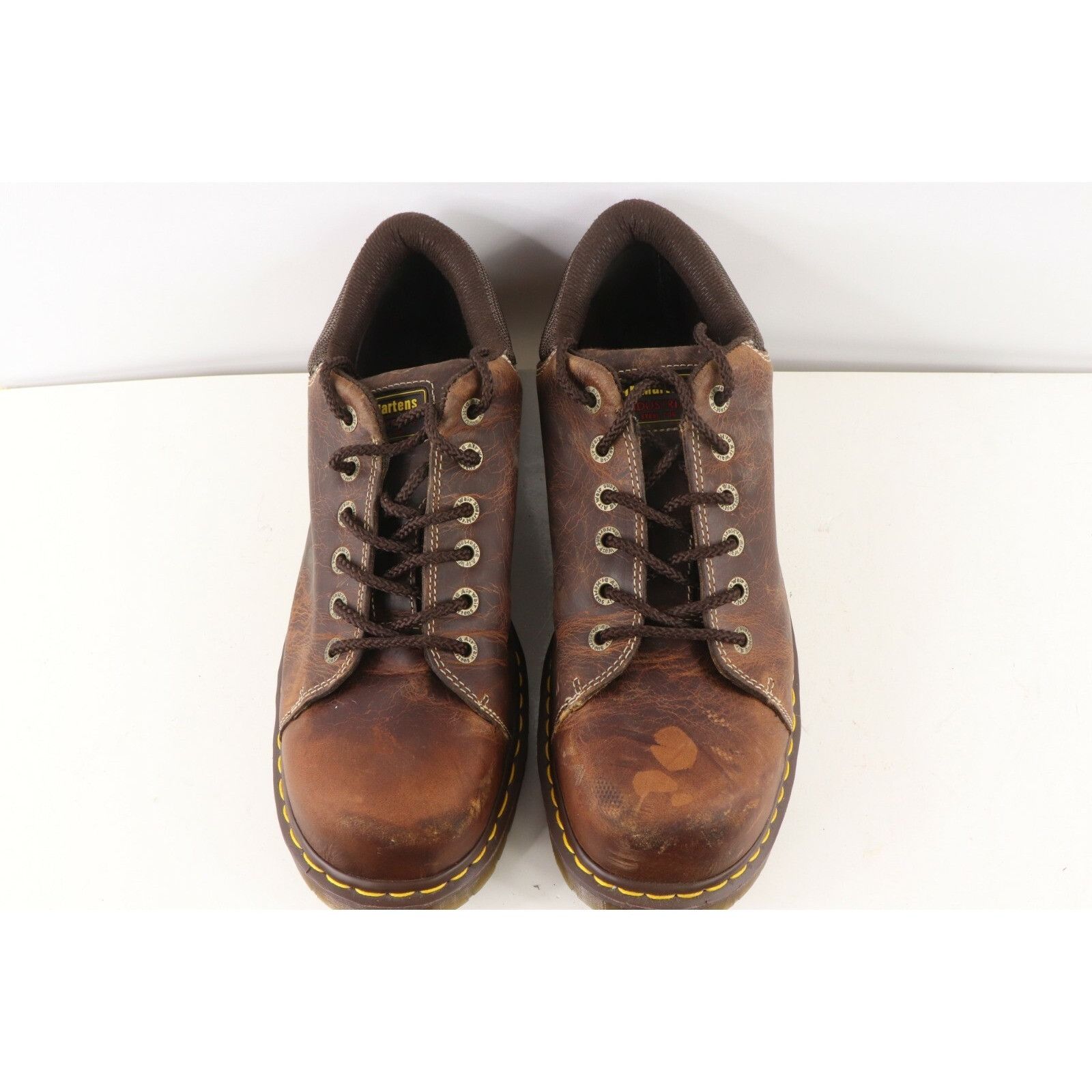 Dr. Martens Vintage Dr Martens Chunky Platform Steel Toe Leather Shoes Size US 14 / EU 47 - 3 Thumbnail
