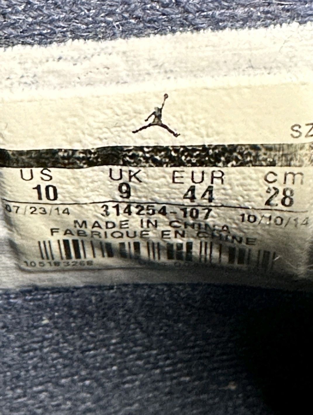 Jordan Brand Nike Air Jordan Retro 4 Legend Blue Columbia Size 10 Men Size US 10 / EU 43 - 7 Thumbnail