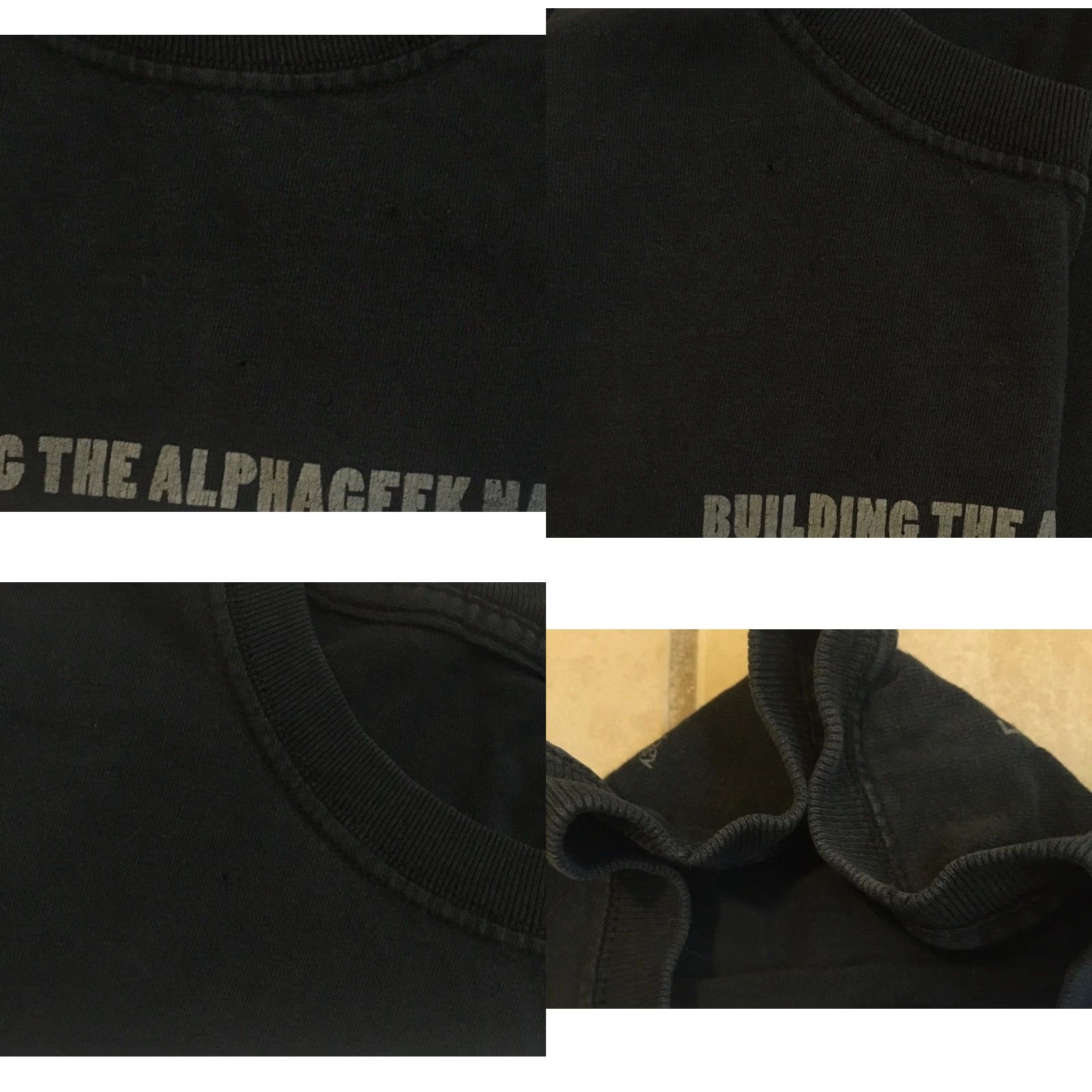 Vintage VINTAGE Alpha Geek Nation Shirt M Black Cotton Crew Neck Short Sleeve University of Advancing Technology 80s 90s Grunge Funny Nerd Joke Size US M / EU 48-50 / 2 - 9 Thumbnail