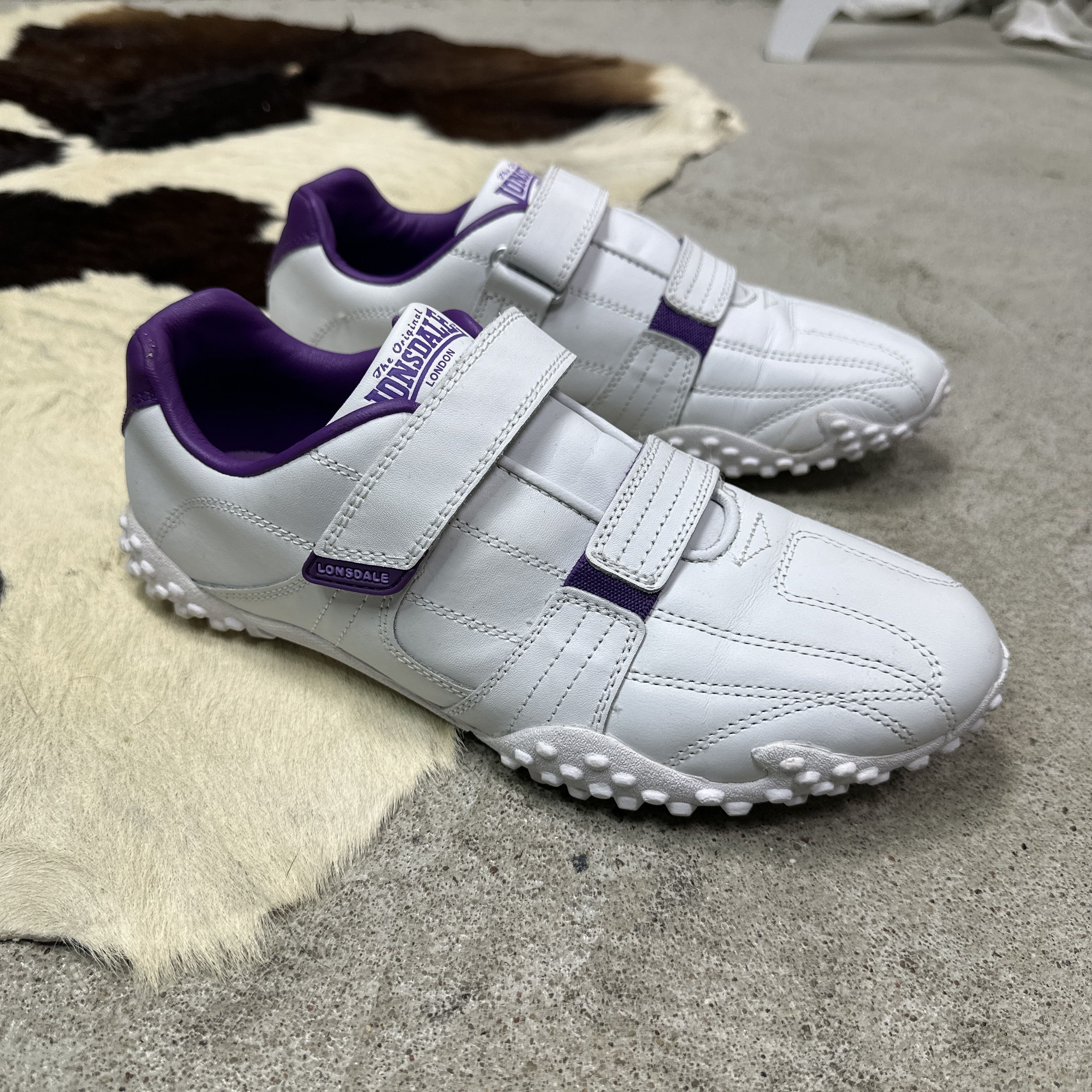 Lonsdale Vintage Streetwear Sporty Leather Lonsdale Straped Sneakers Size US 6.5 / EU 39-40 - 2 Thumbnail
