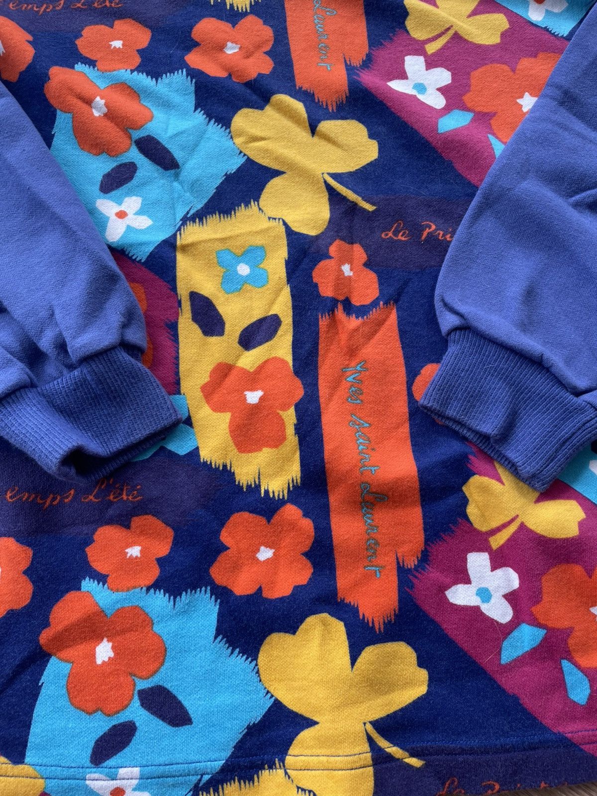 Yves Saint Laurent Yves saint lauren rare design sweatshirt Size US L / EU 52-54 / 3 - 2 Thumbnail
