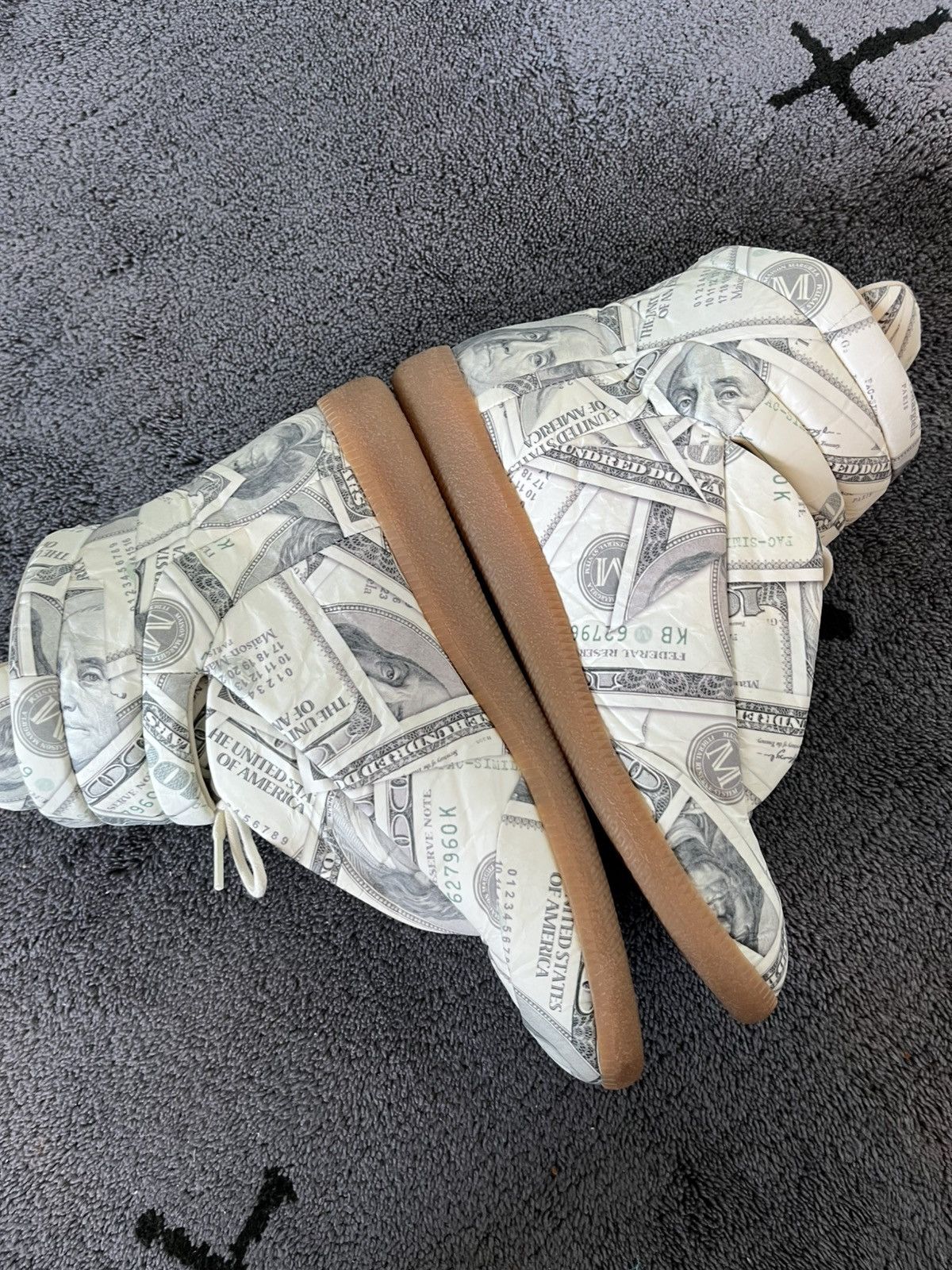 Maison Margiela Maison Margiela Money Print Future Sneakers Size US 10 / EU 43 - 5 Thumbnail