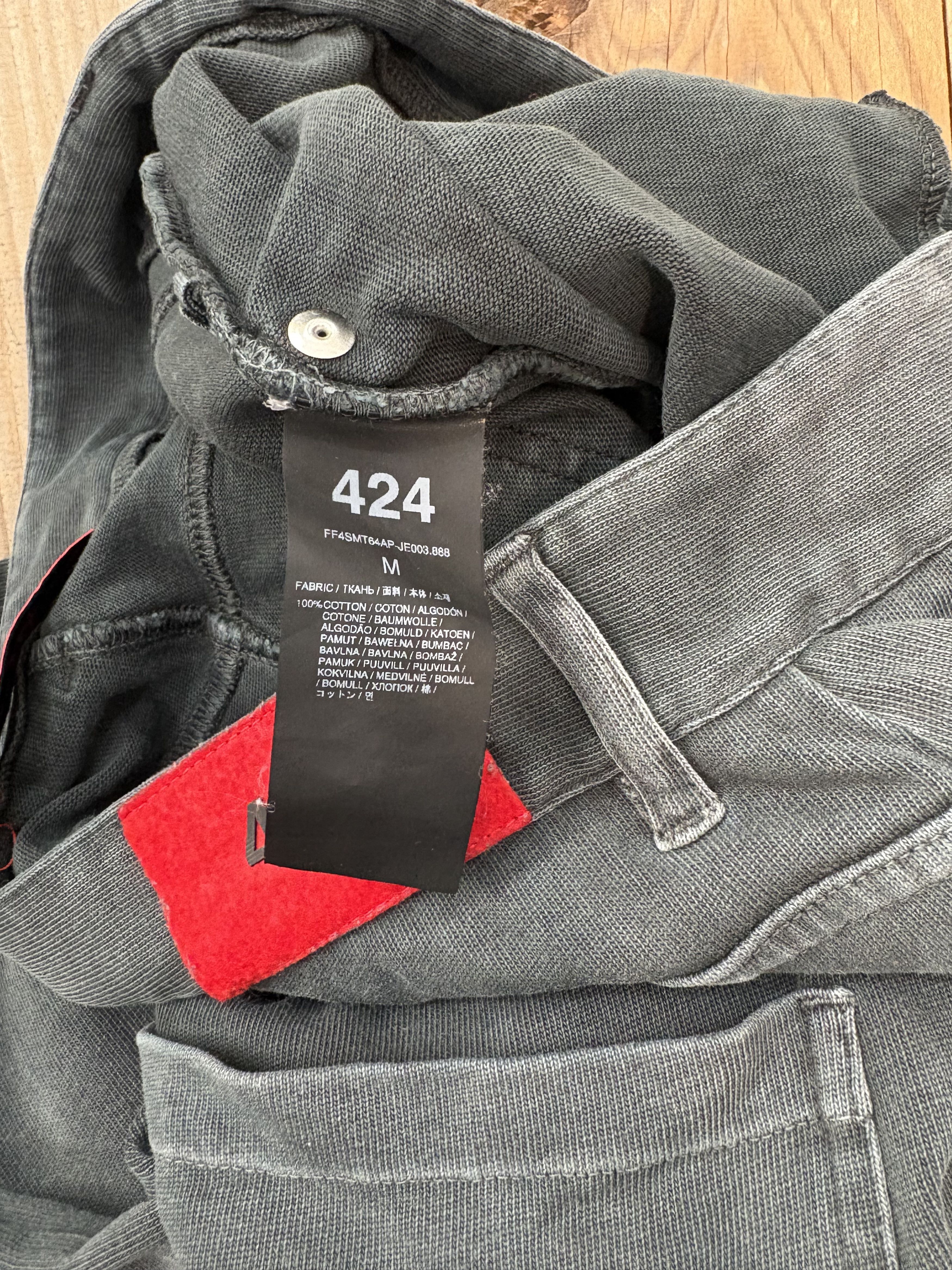 424 Gray 5 Pocket Sweatpant Size US 32 / EU 48 - 6 Thumbnail