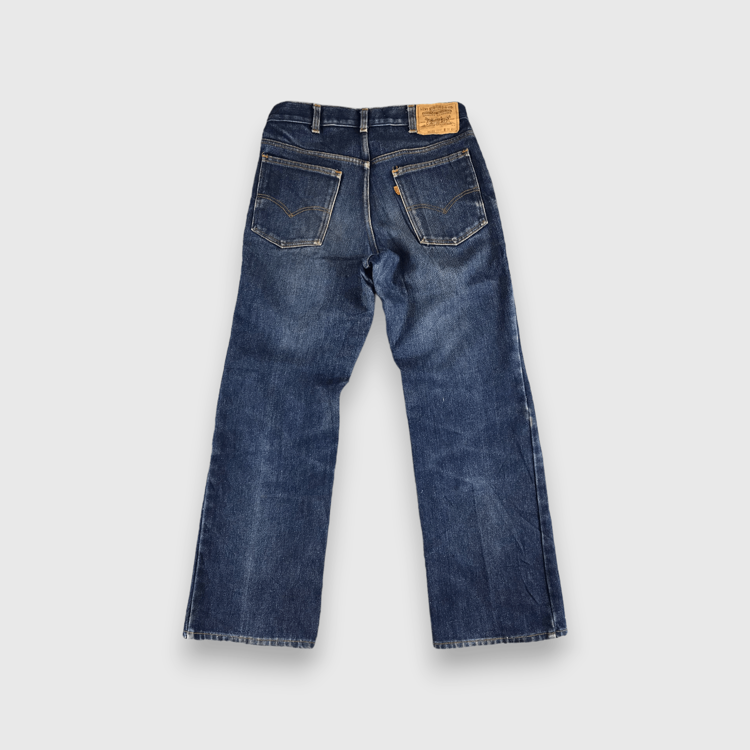 Levi's Vintage 80s Levis Orange Tab Jeans Blue Medium Wash-J381 Size US 30 / EU 46 - 2 Thumbnail