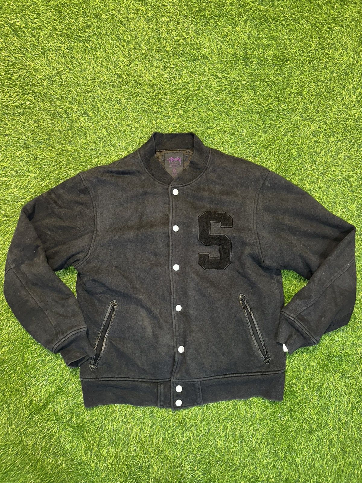 ジャケット・アウター STUSSY SURFMAN STADIUM JACKET Stussy Stussy Surfman Stadium Jacket | Grailed