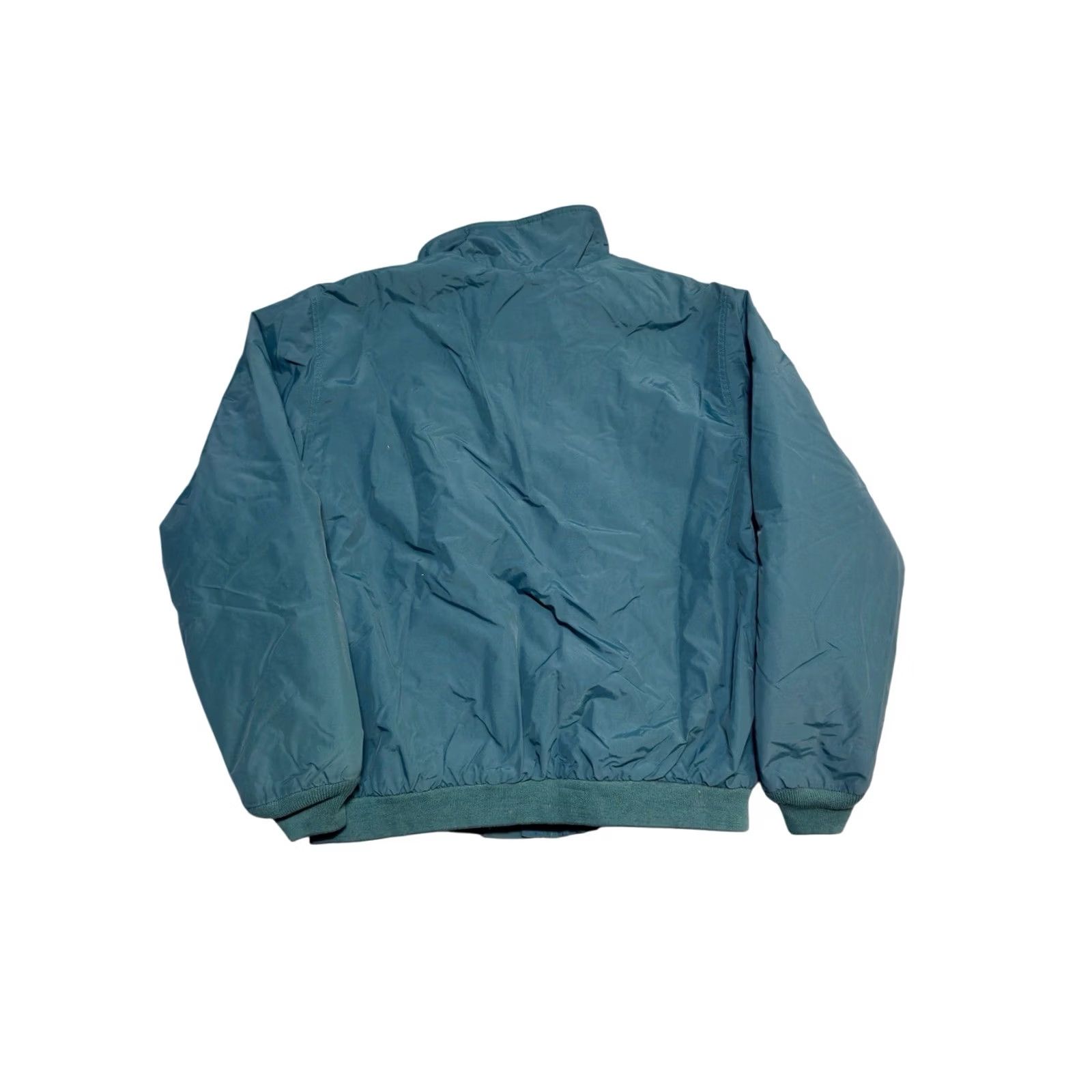 Vintage VINTAGE L.L. Bean Warm-Up Jacket Bomber Jacket Teal Green Fleece Full Zip XL Men Size US XL / EU 56 / 4 - 5 Thumbnail