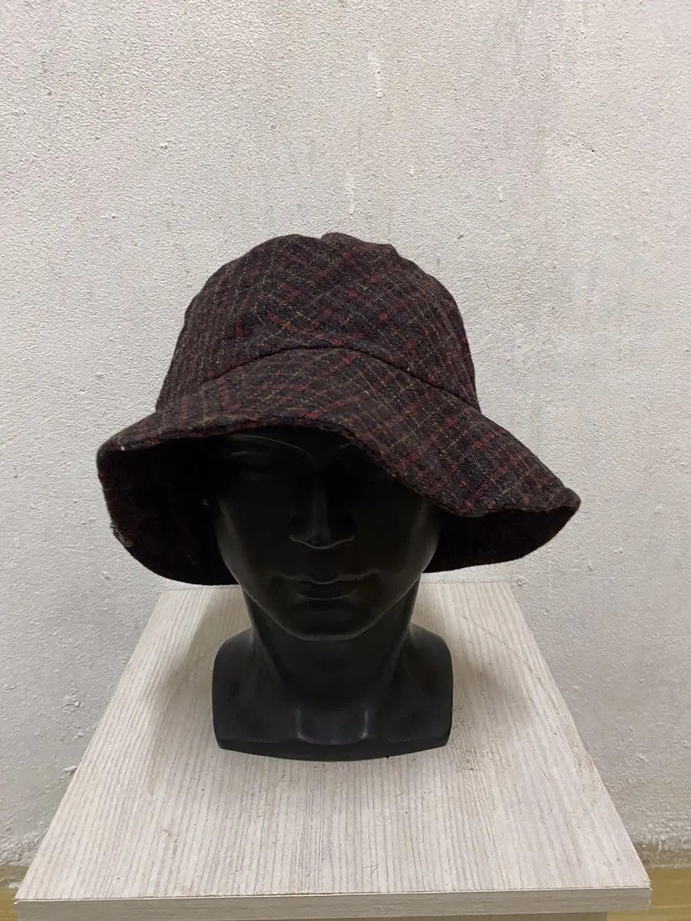 Japanese Brand × Vintage Namiki Plaid Tartan Bucket Hat Size ONE SIZE - 3 Thumbnail
