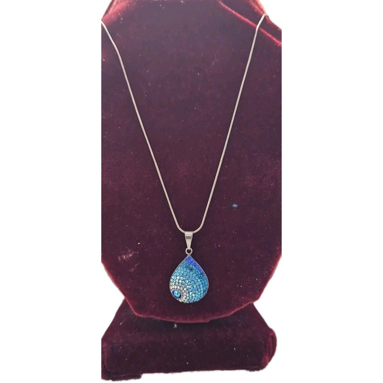 Other Mosaico Dew Drop Necklace Sterling Silver 925 Rat Tail Chain Size ONE SIZE - 5 Thumbnail