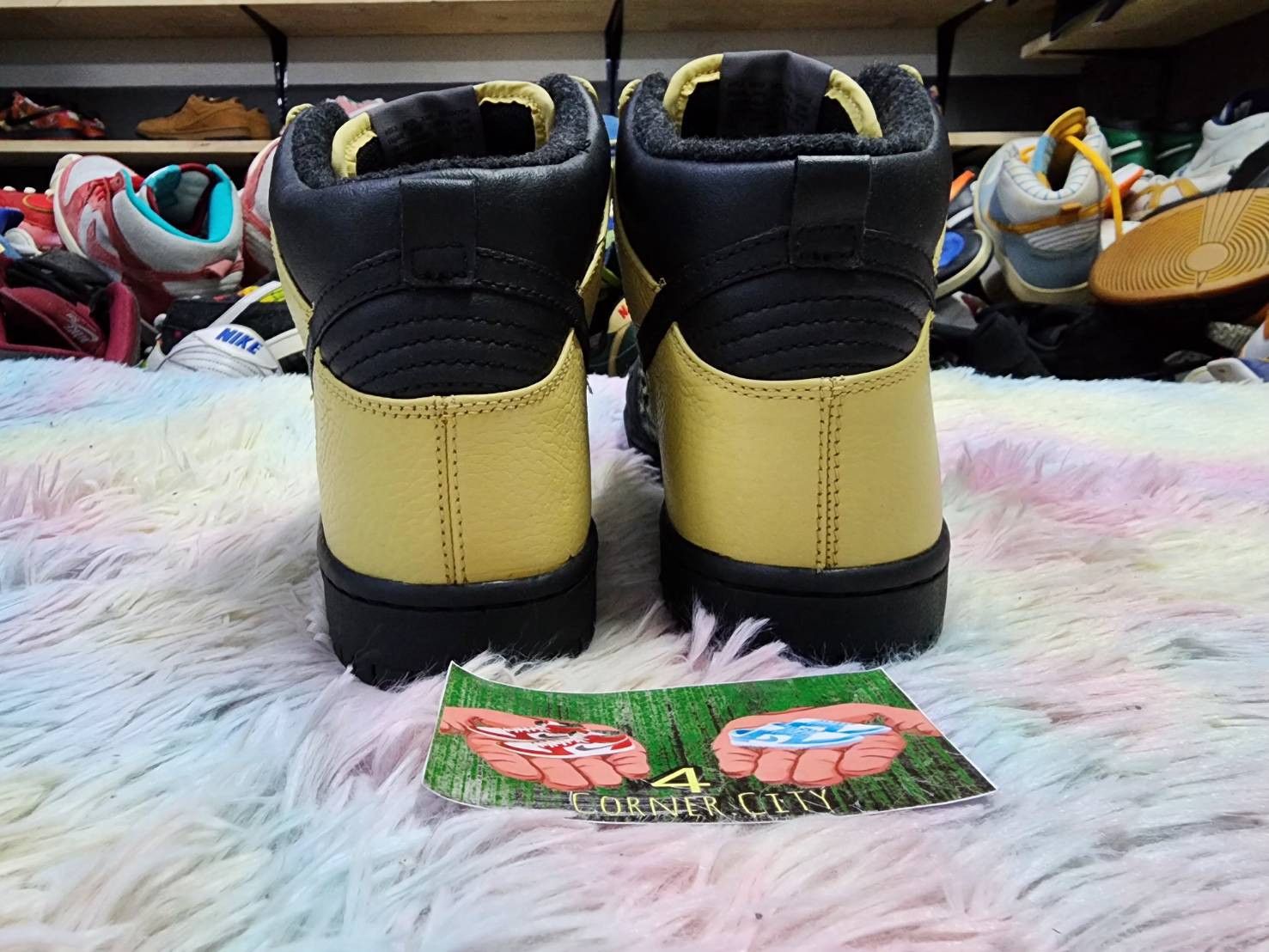 Nike Nike Dunk High Premium Black Size US 9.5 / EU 42-43 - 4 Thumbnail