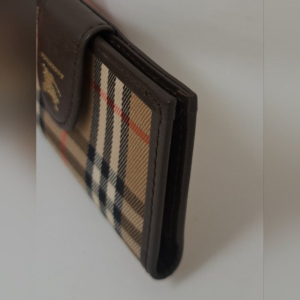 Burberry Vintage Burberry Key Holder Wallet Calfskin Nova Check 4 Ke Size ONE SIZE - 6 Thumbnail