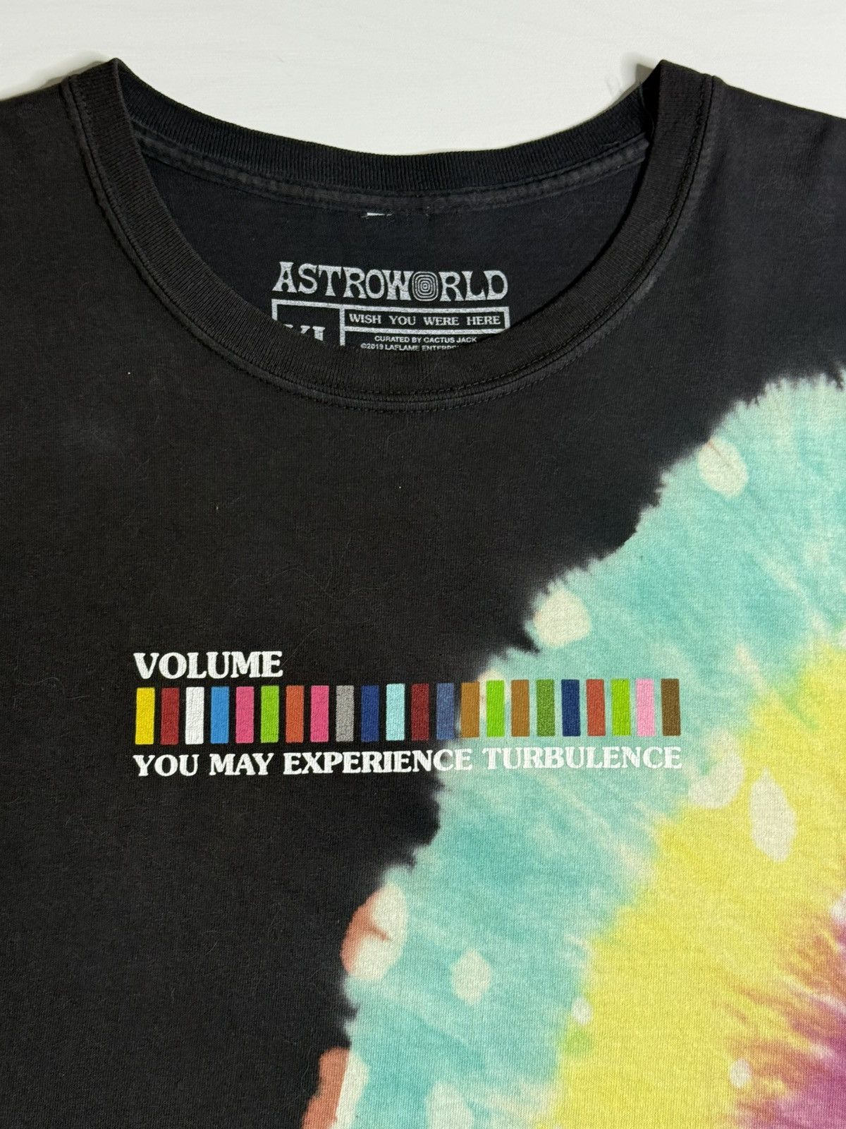 Travis Scott Travis Scott Astrofest 19' Tie-Dye Tee "Black" [XL] PREOWNED Size US XL / EU 56 / 4 - 3 Thumbnail